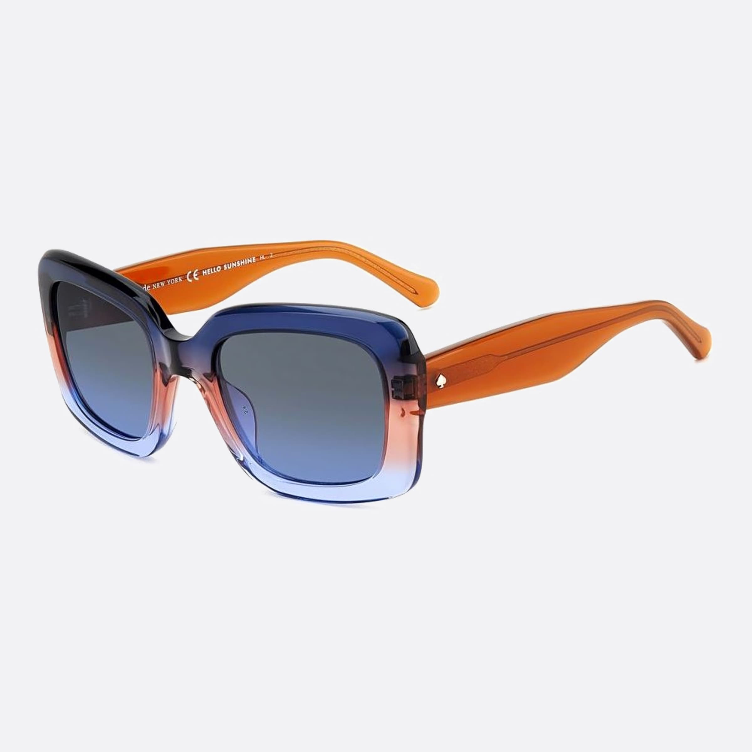 Kate 52mm Spade Bellamy Yrq Brown Squared Women Sunglasses - Side View