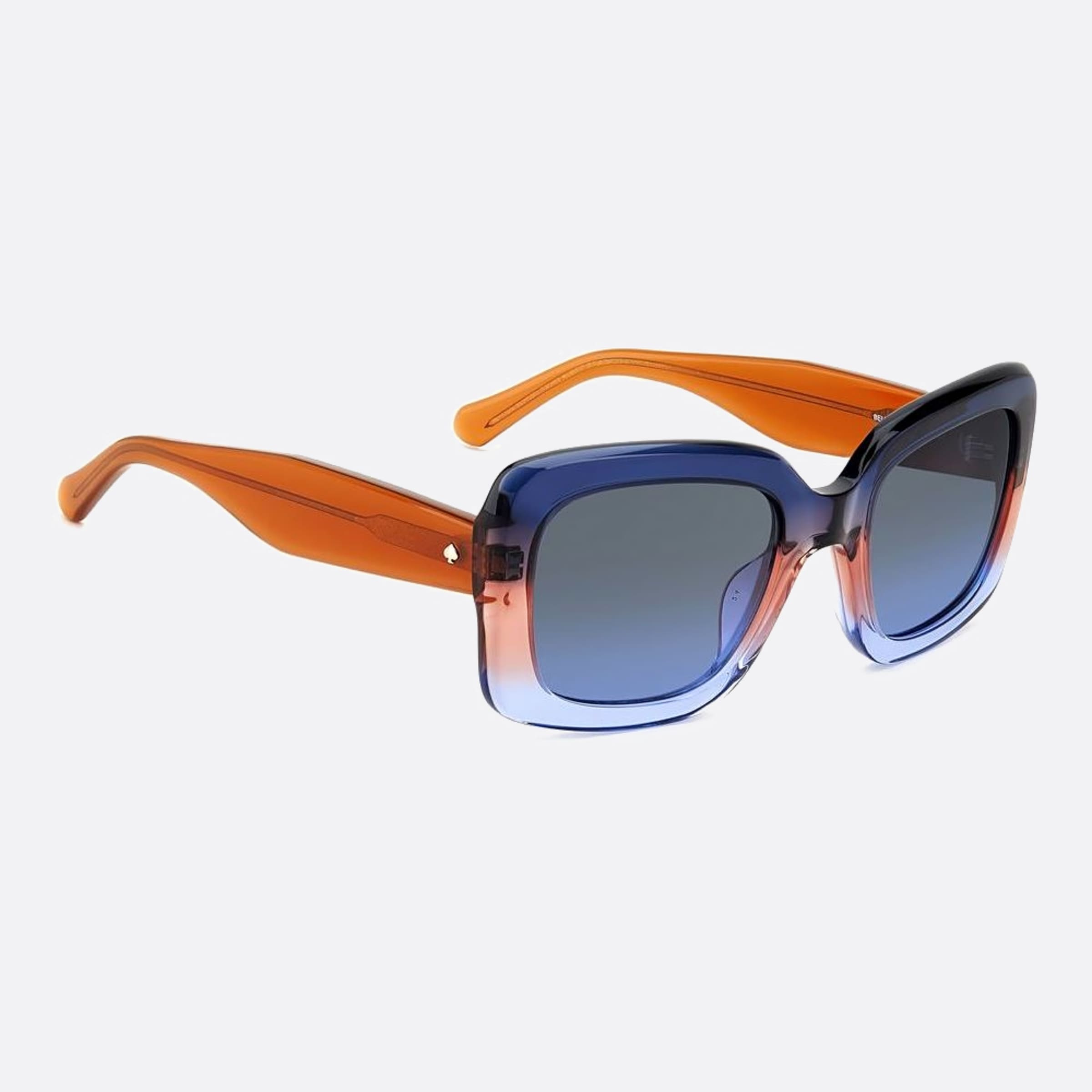 Kate 52mm Spade Bellamy Yrq Brown Squared Women Sunglasses - Detail View