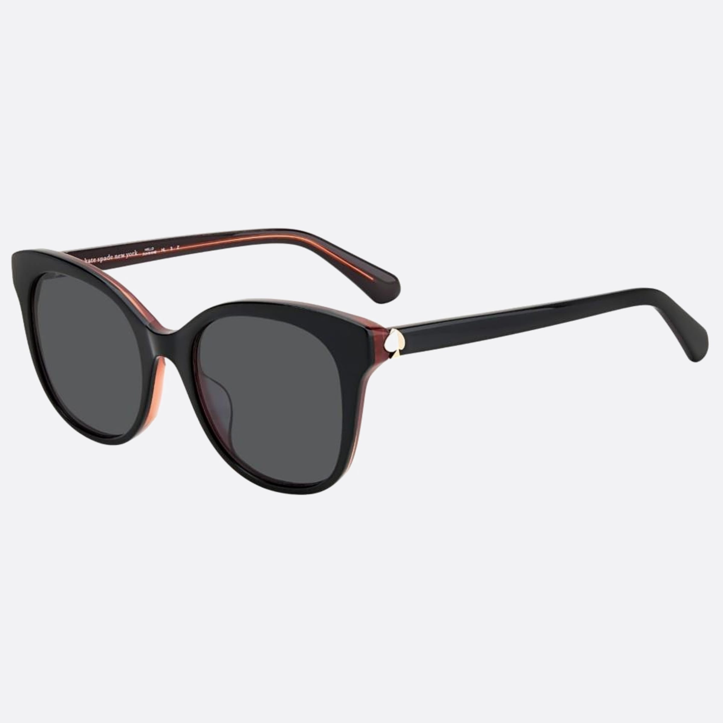 Kate 52mm Spade Bianka Black Geometric Women Sunglasses - Side View