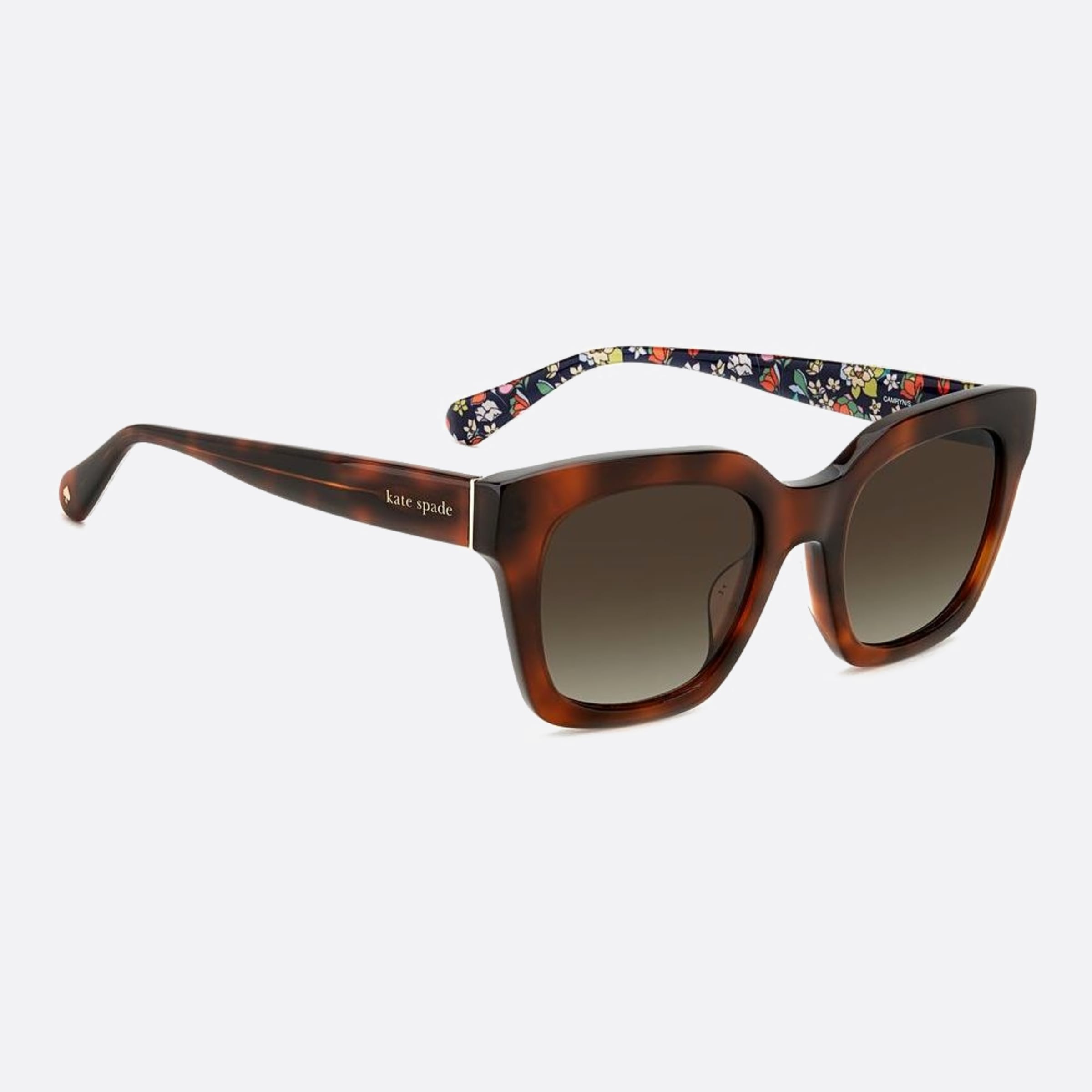 Kate 50mm Spade Camryn Havana Squared Women Sunglasses - Detail View