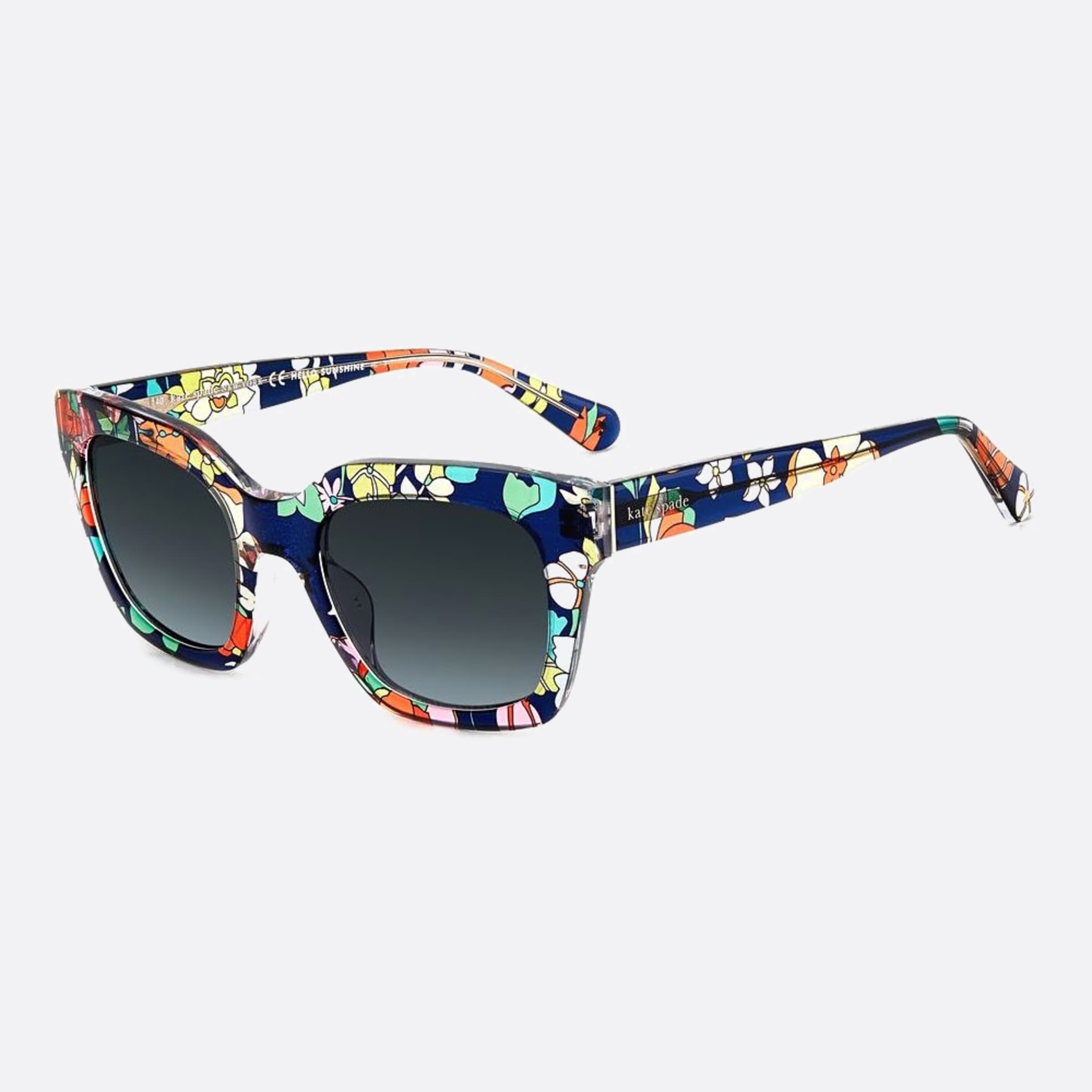 Kate 50mm Spade Camryn X19 Multicolor Squared Women Sunglasses - Side View