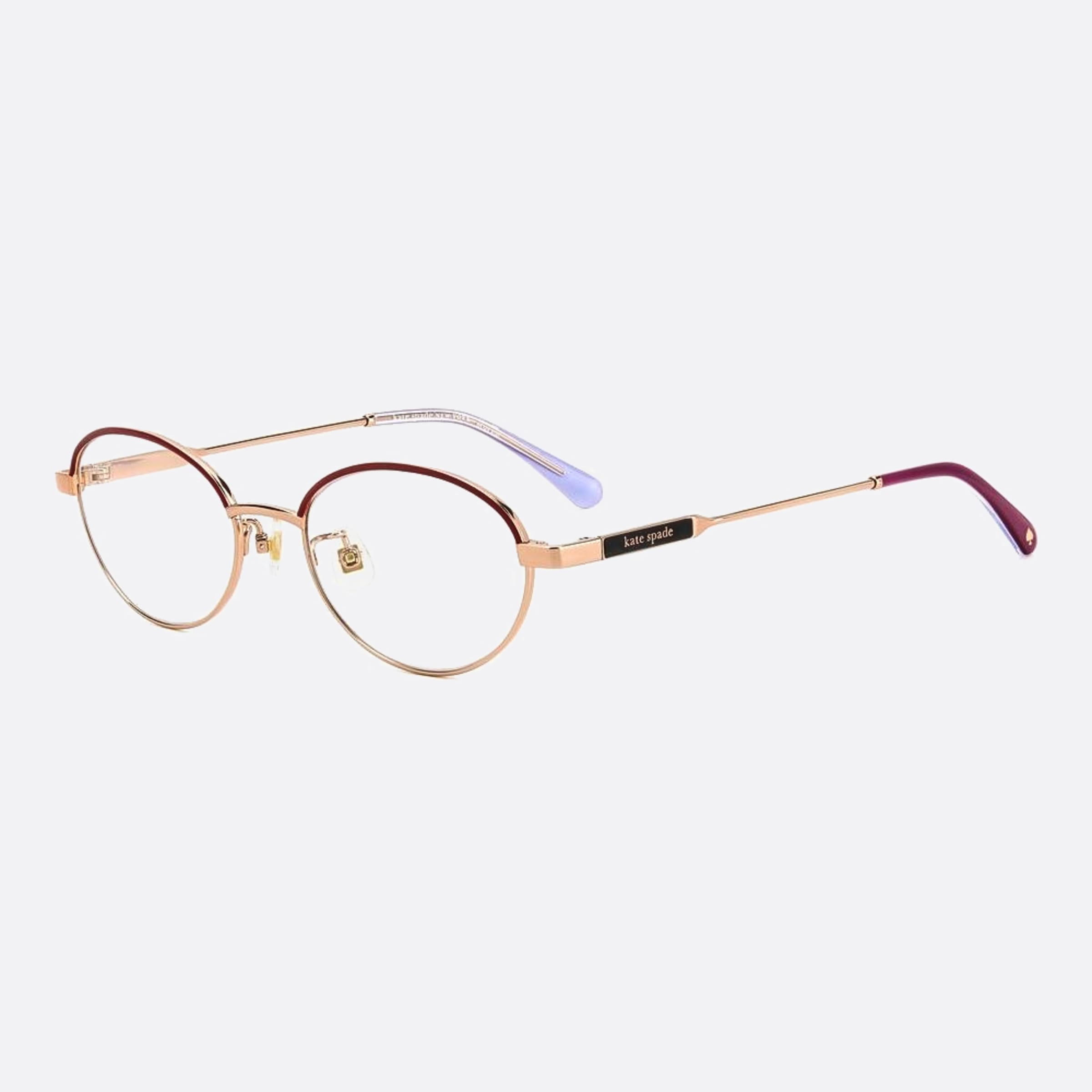 Kate 50mm Spade Collette C9a Red Oval Women Eyeglasses - Side View