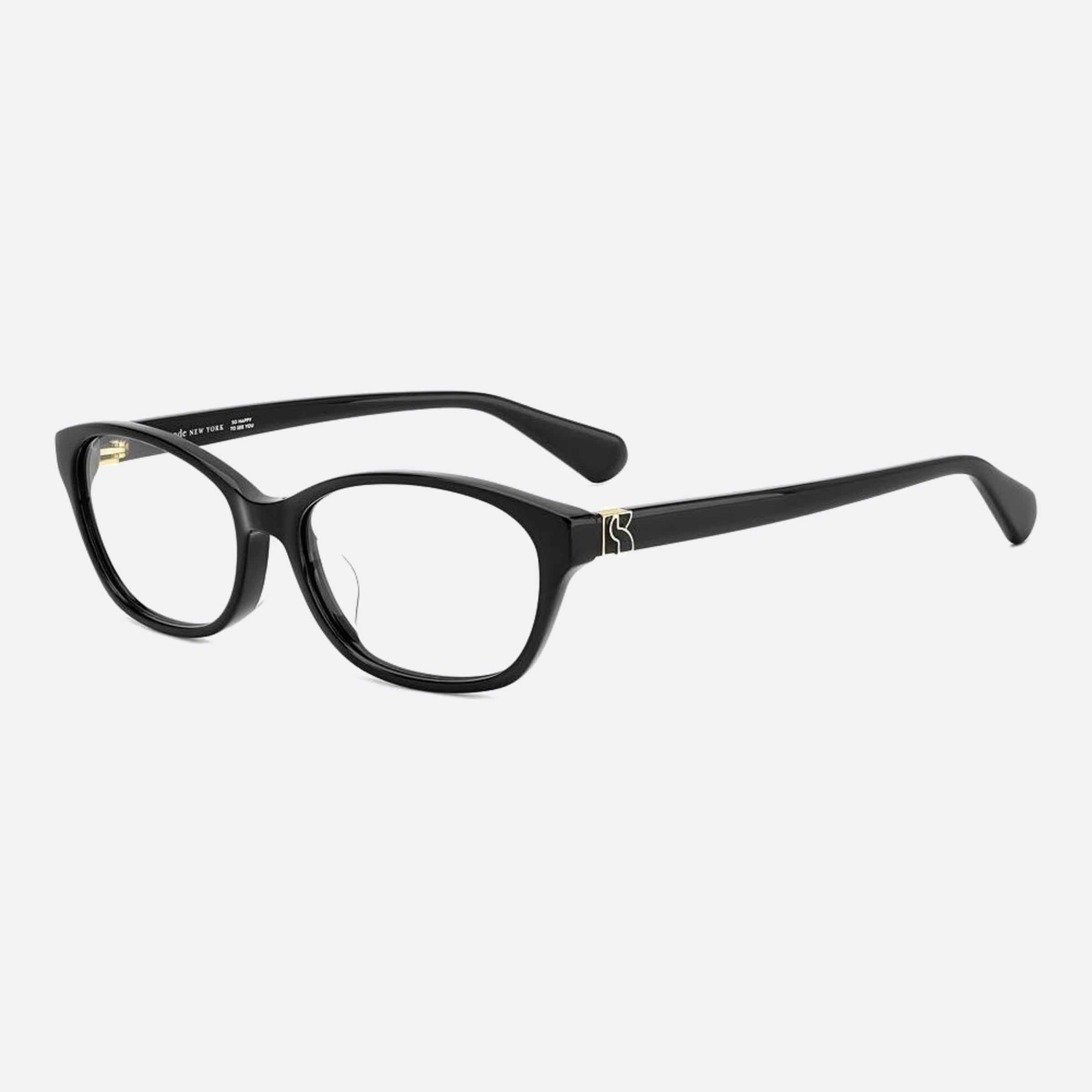 Kate 53mm Spade Conceta Black Pantos Women Eyeglasses - Side View