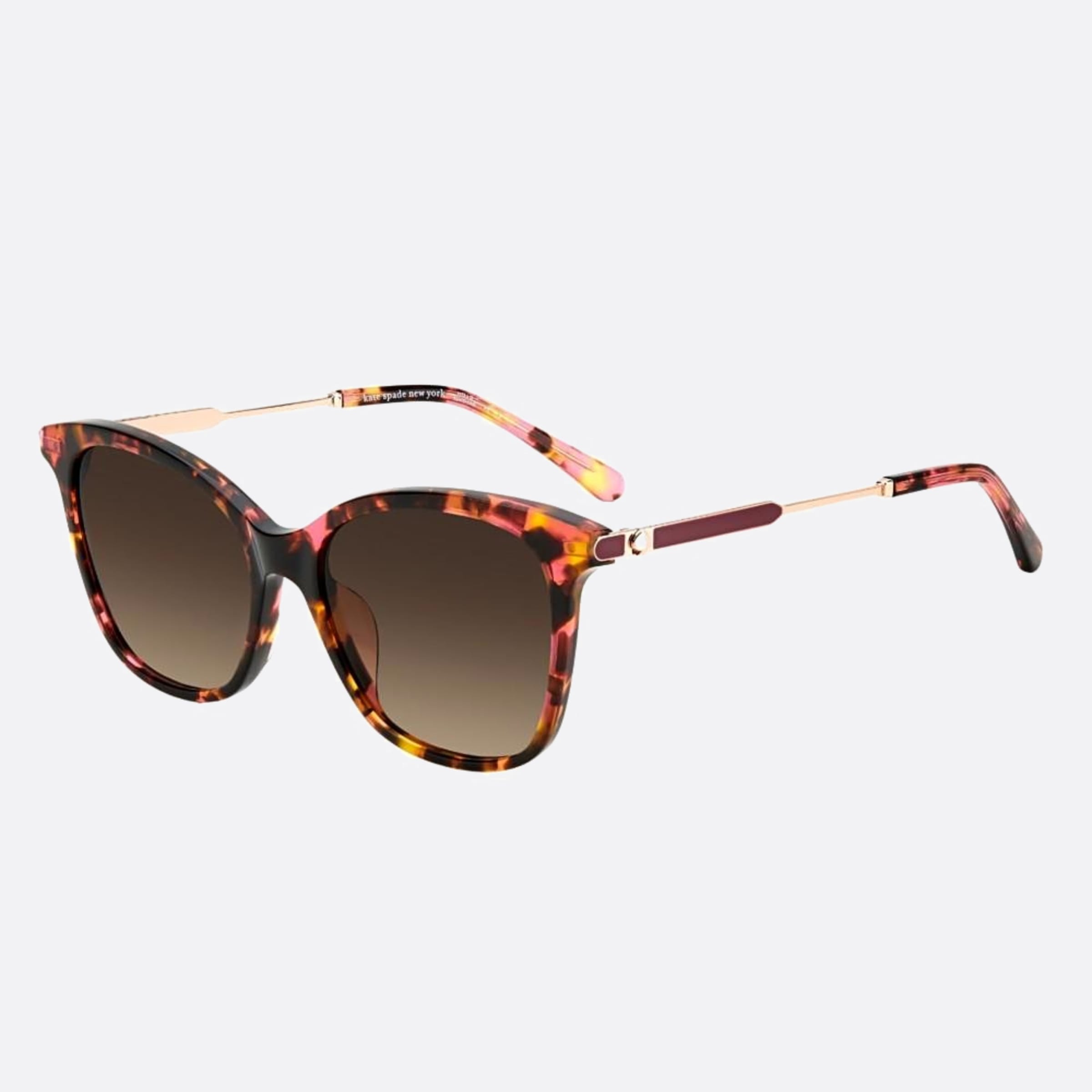 Kate 54mm Spade Dalila Havana Squared Women Sunglasses - Side View
