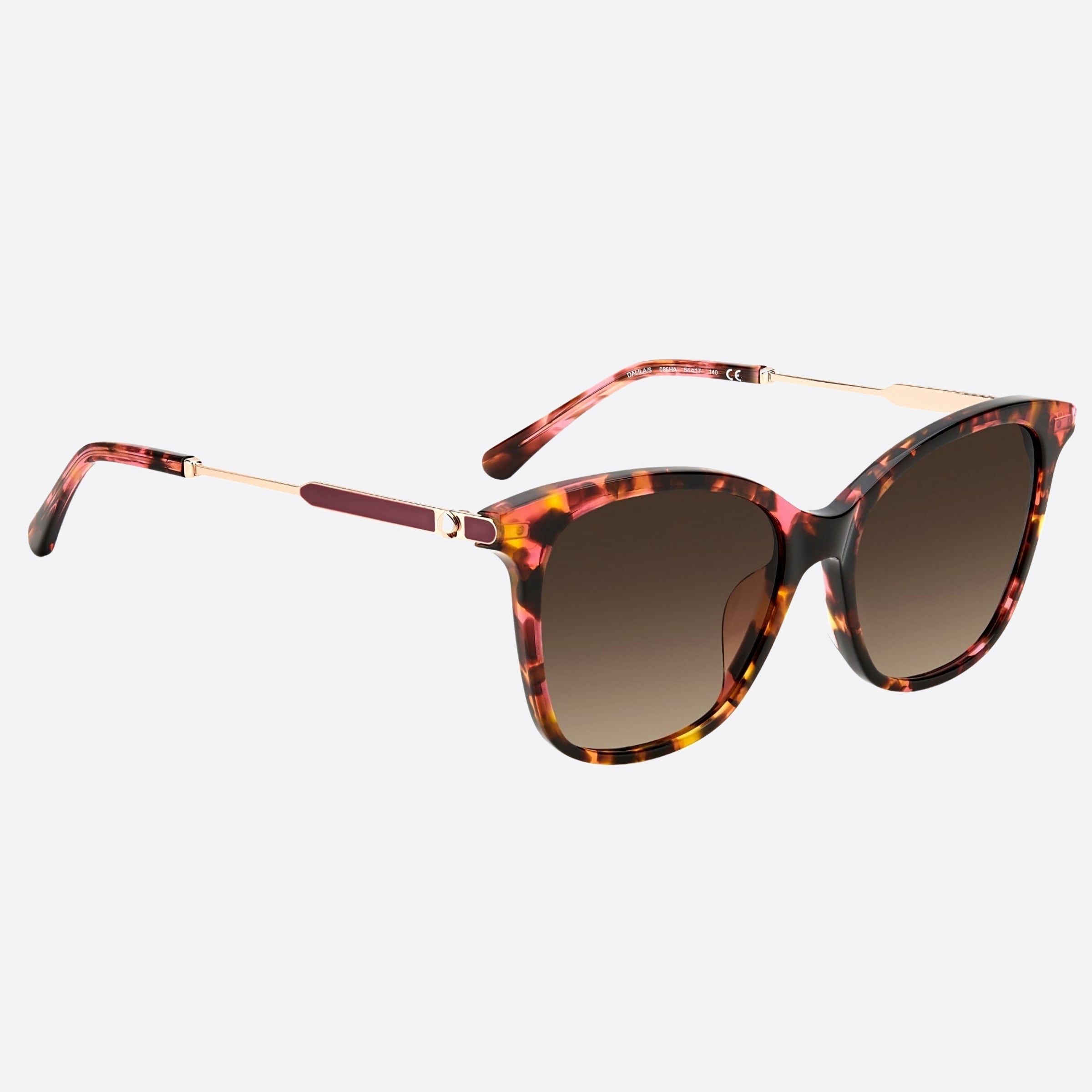Kate 54mm Spade Dalila Havana Squared Women Sunglasses - Detail View