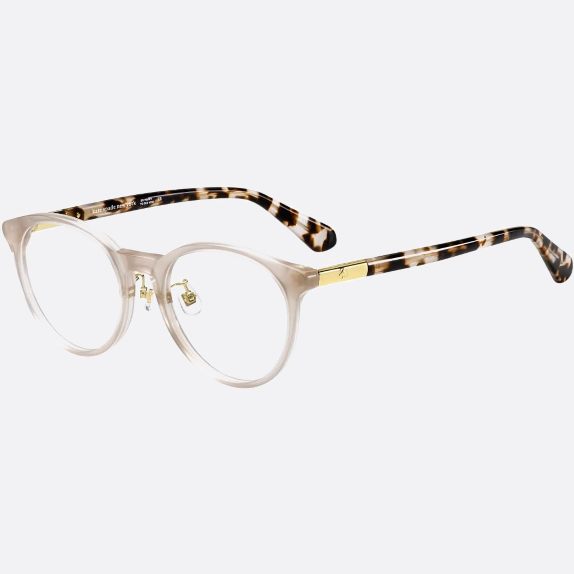 Kate 50mm Spade Drystalee Xnz Brown Round Women Eyeglasses - Side View