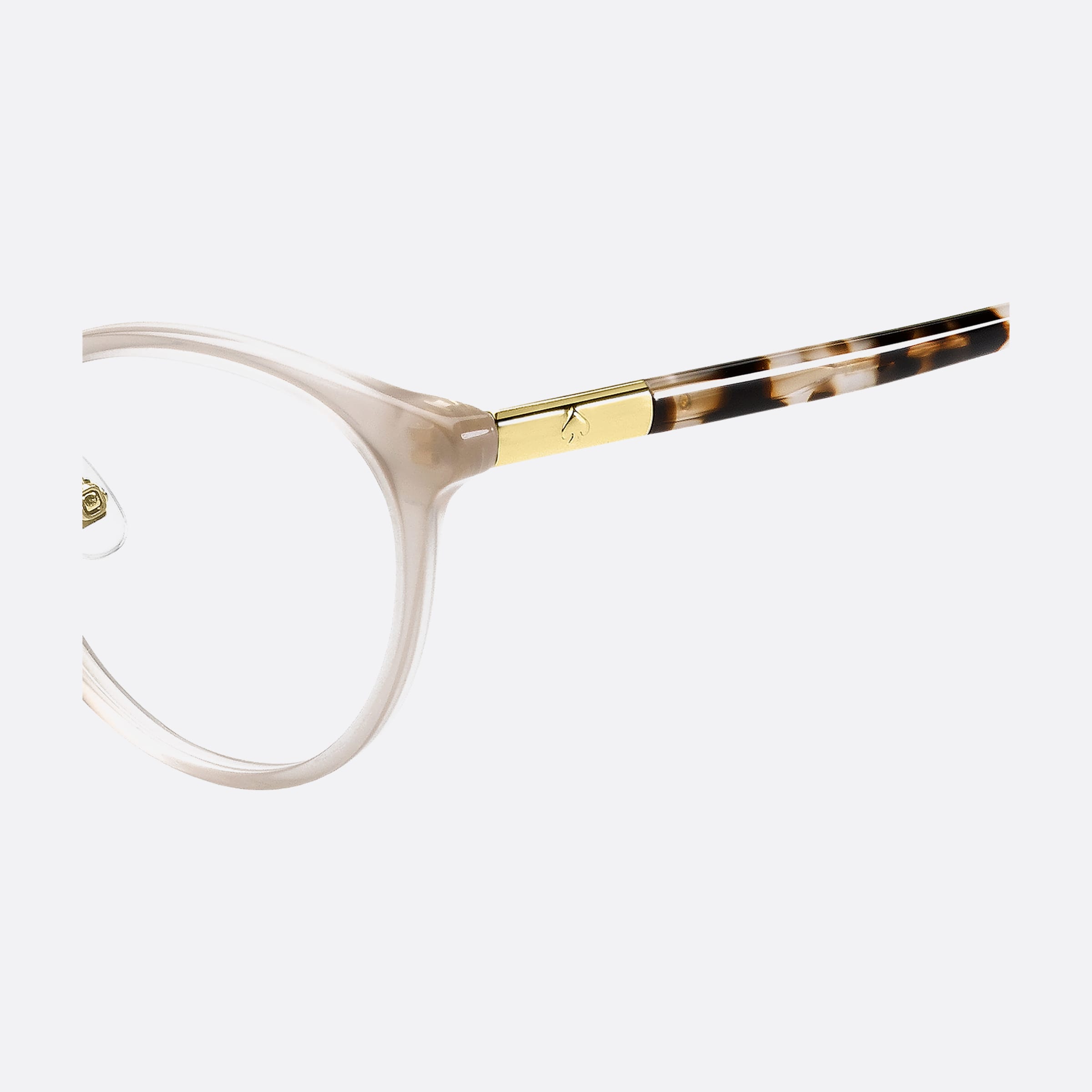 Kate 50mm Spade Drystalee Xnz Brown Round Women Eyeglasses - Detail View