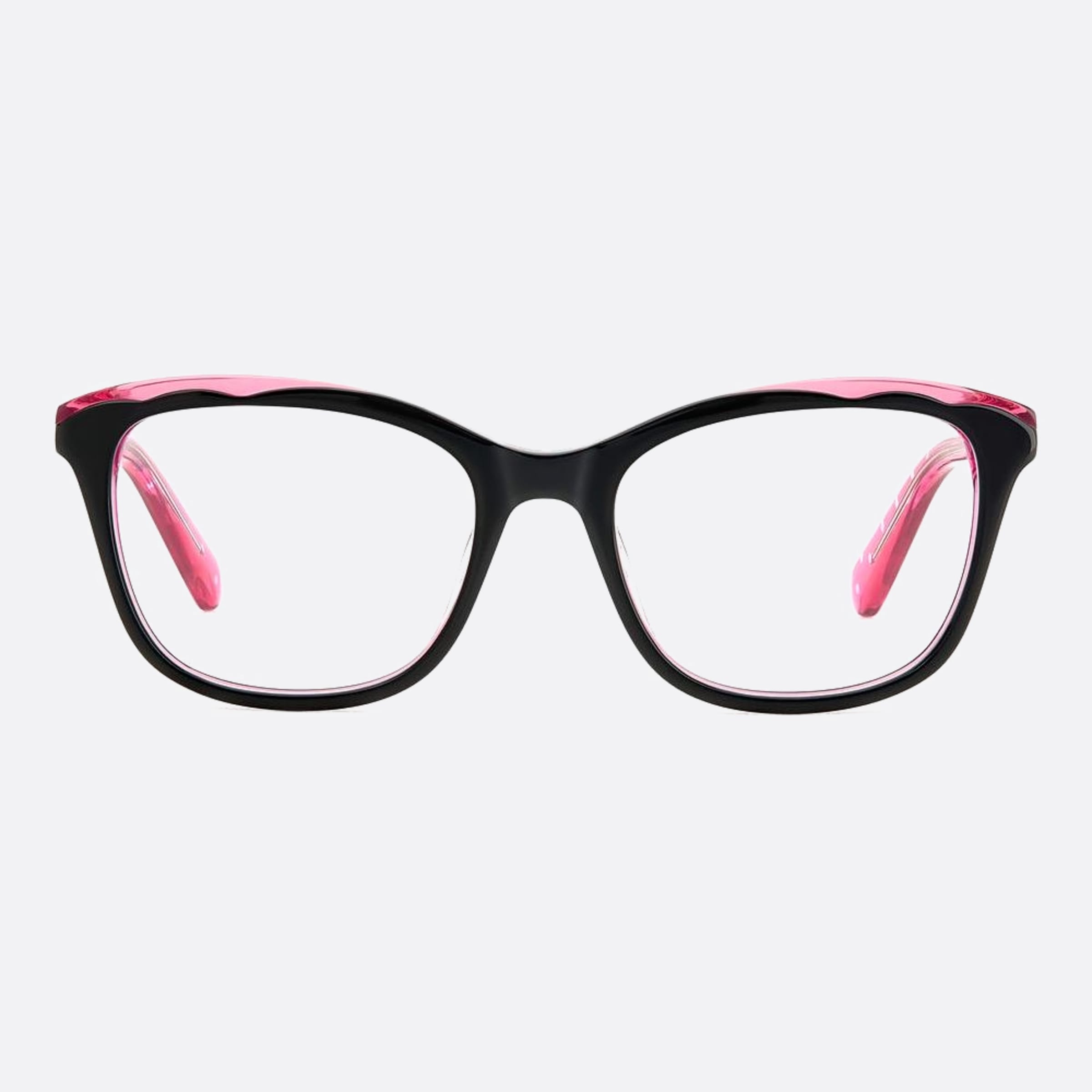 Kate 47mm Spade Elodie Black Geometric Unisex Eyeglasses - Main View