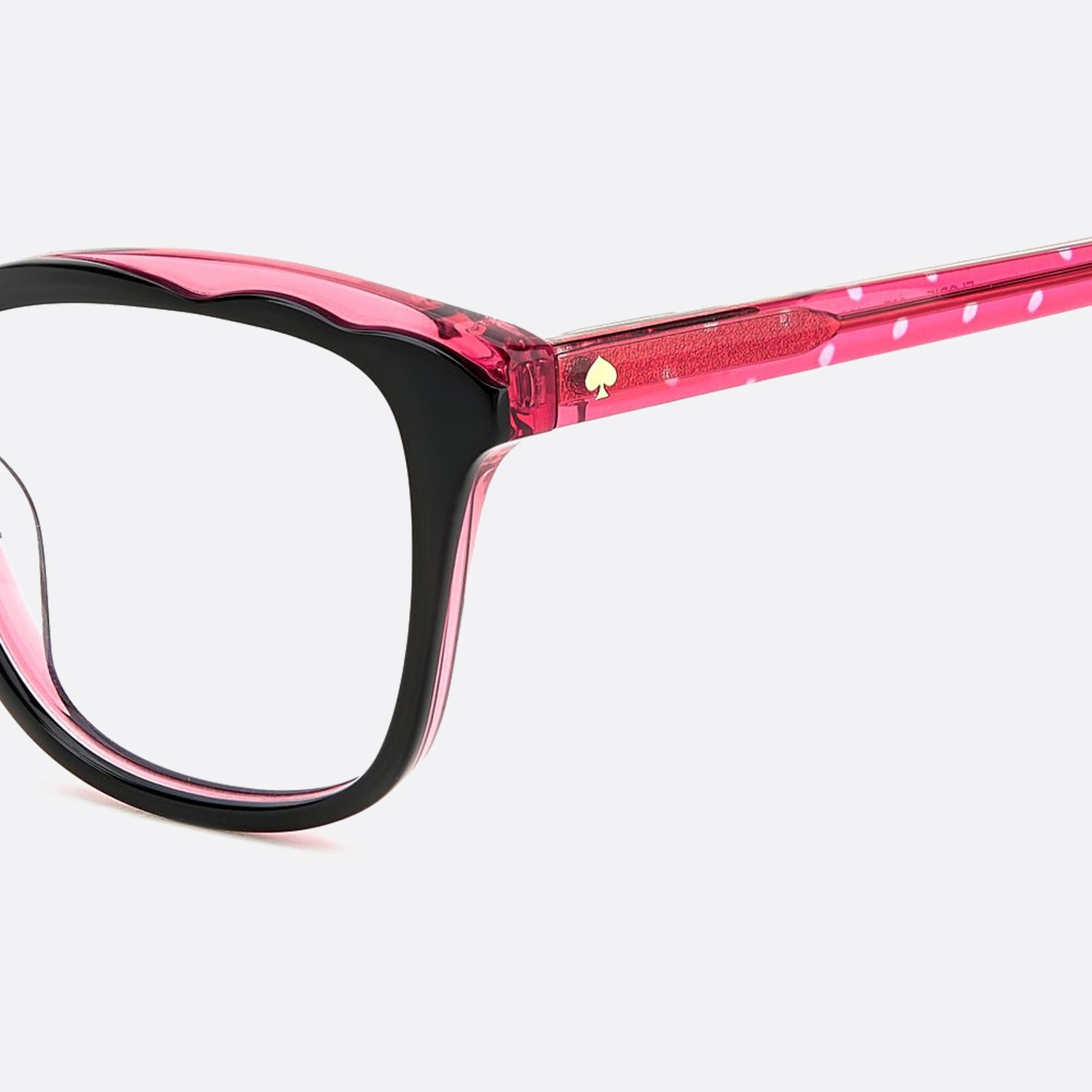 Kate 47mm Spade Elodie Black Geometric Unisex Eyeglasses - Lifestyle Shot