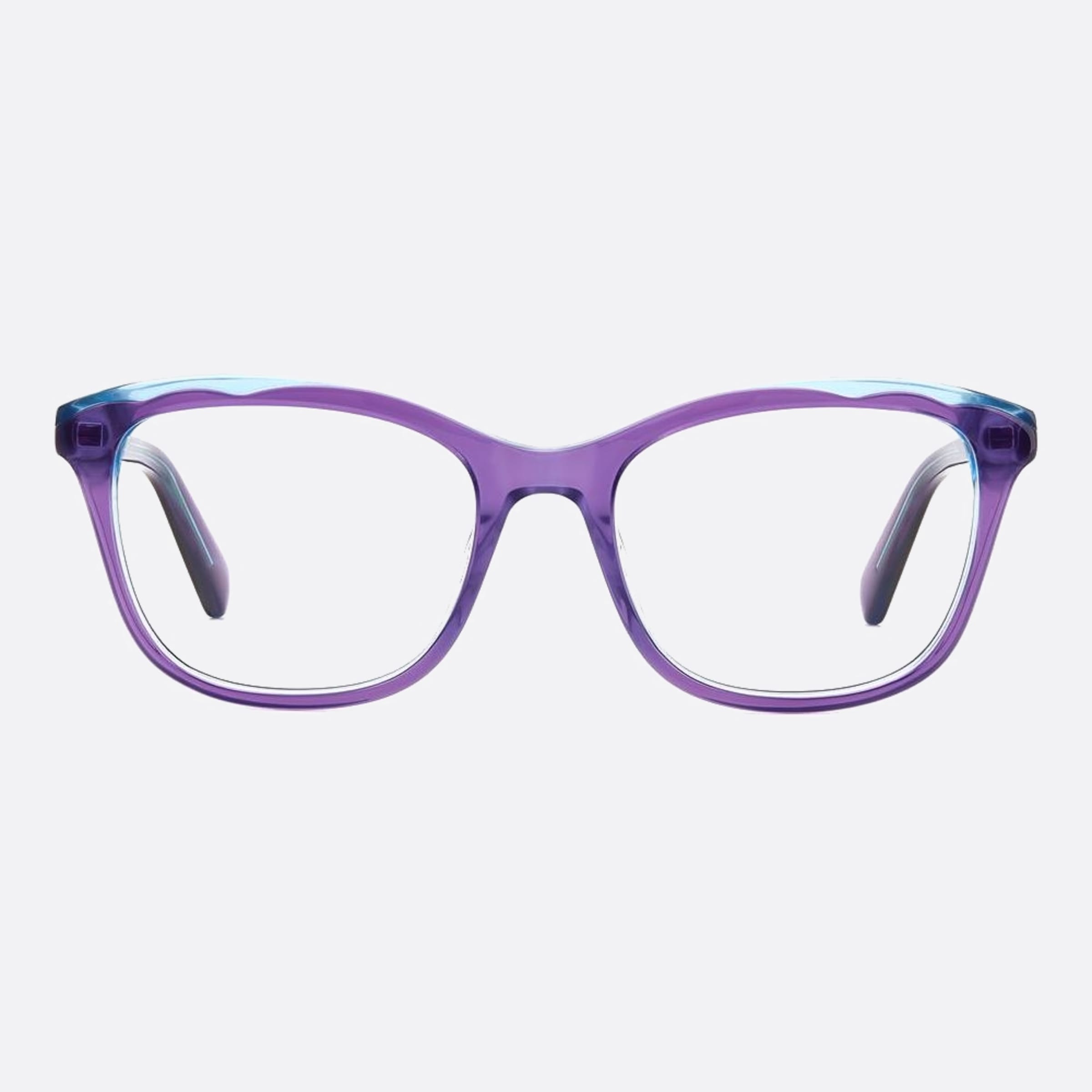 Kate 47mm Spade Elodie B3v Violet Geometric Unisex Eyeglasses - Main View