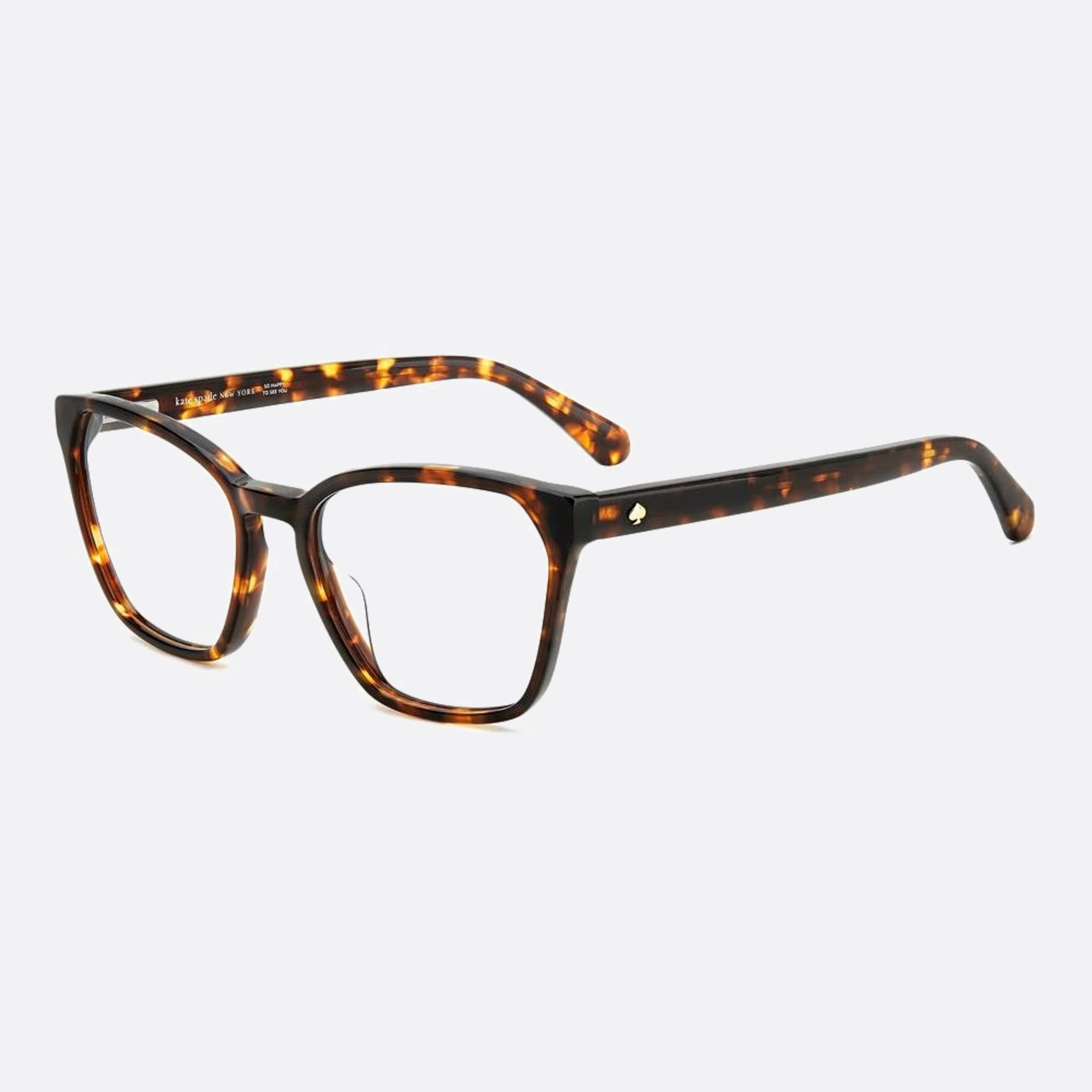 Kate 52mm Spade Esti Havana Geometric Women Eyeglasses - Side View