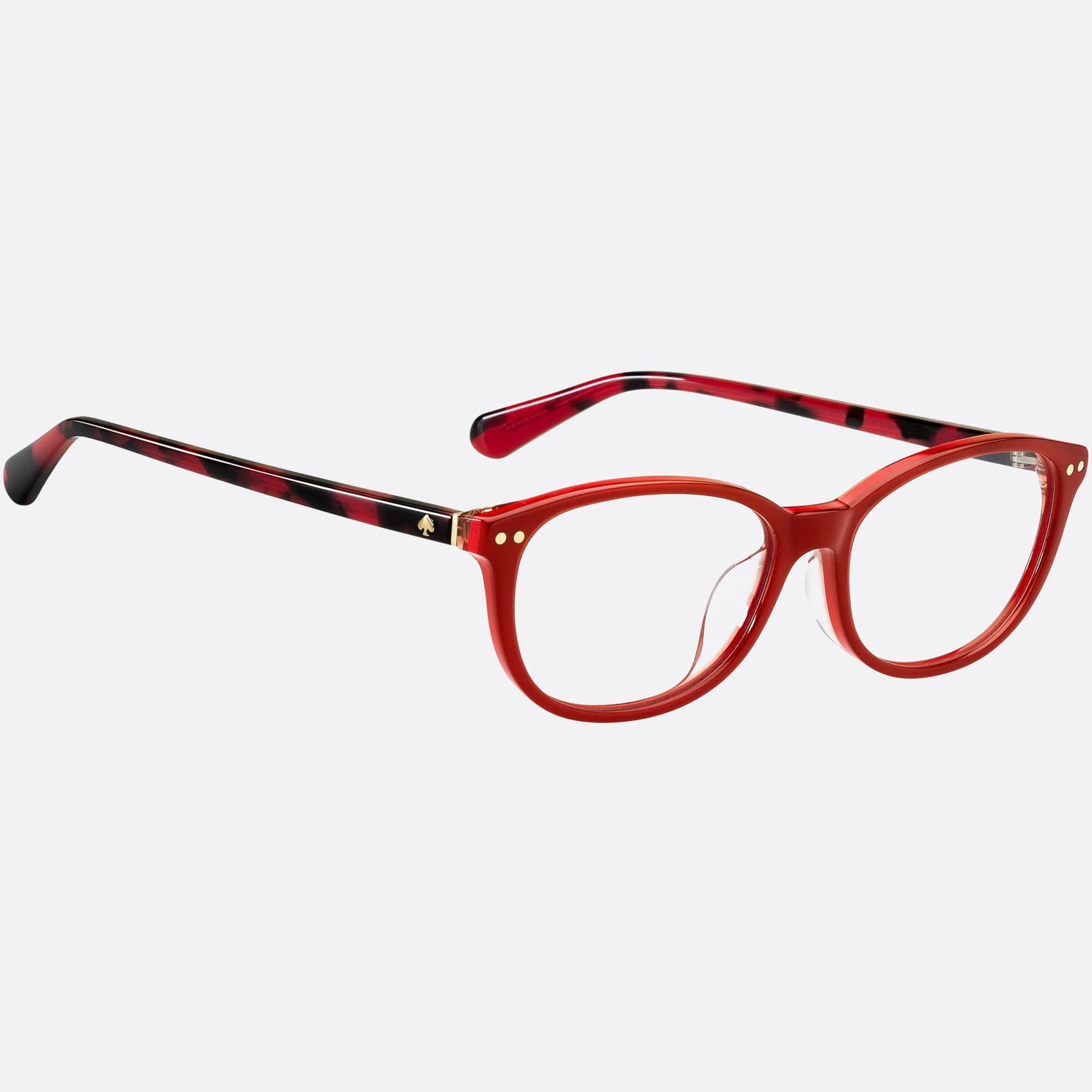 Kate 53mm Spade Evangeline C9a Red Geometric Women Eyeglasses - Detail View
