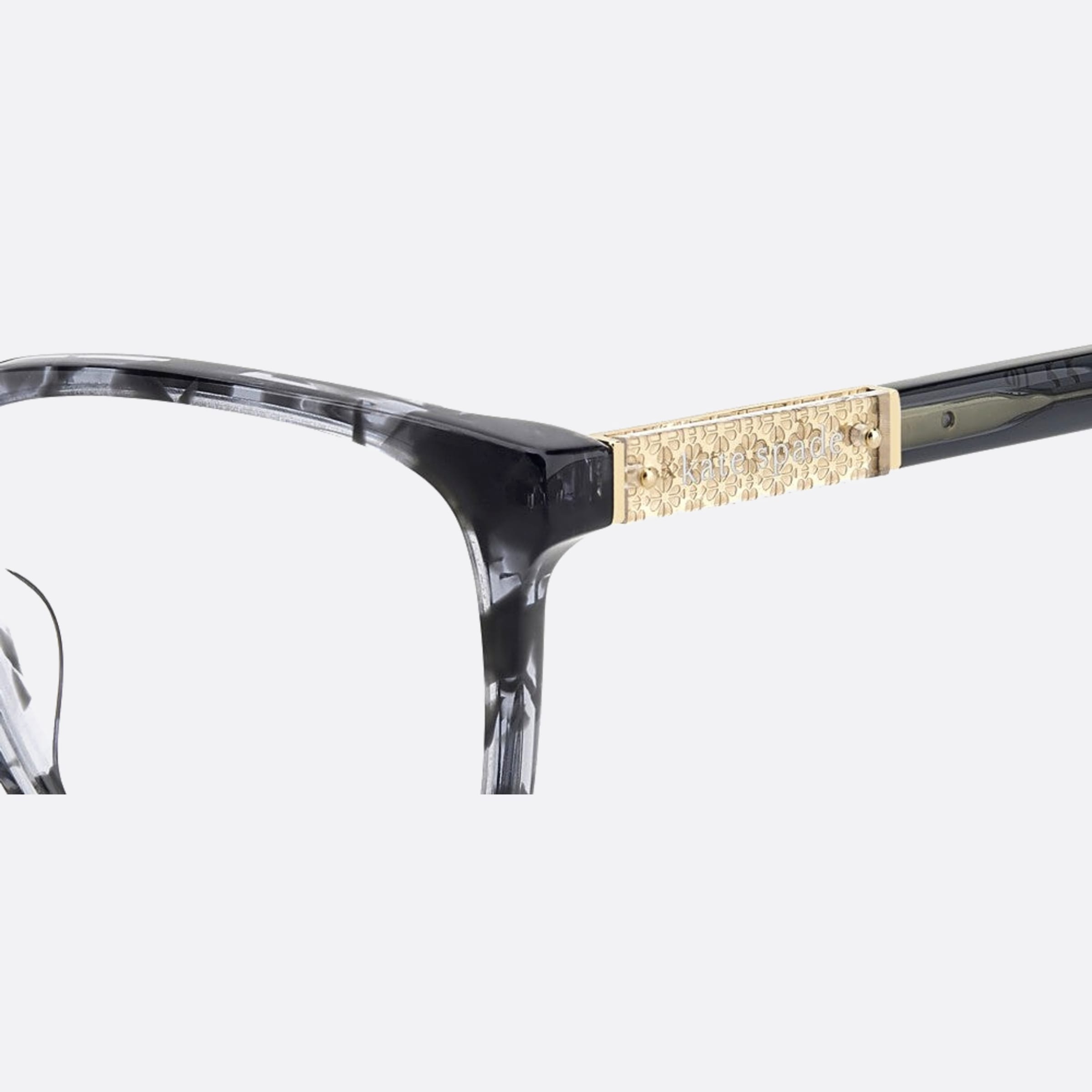 Kate 52mm Spade Fable Yv4 Black Squared Women Eyeglasses - Detail View