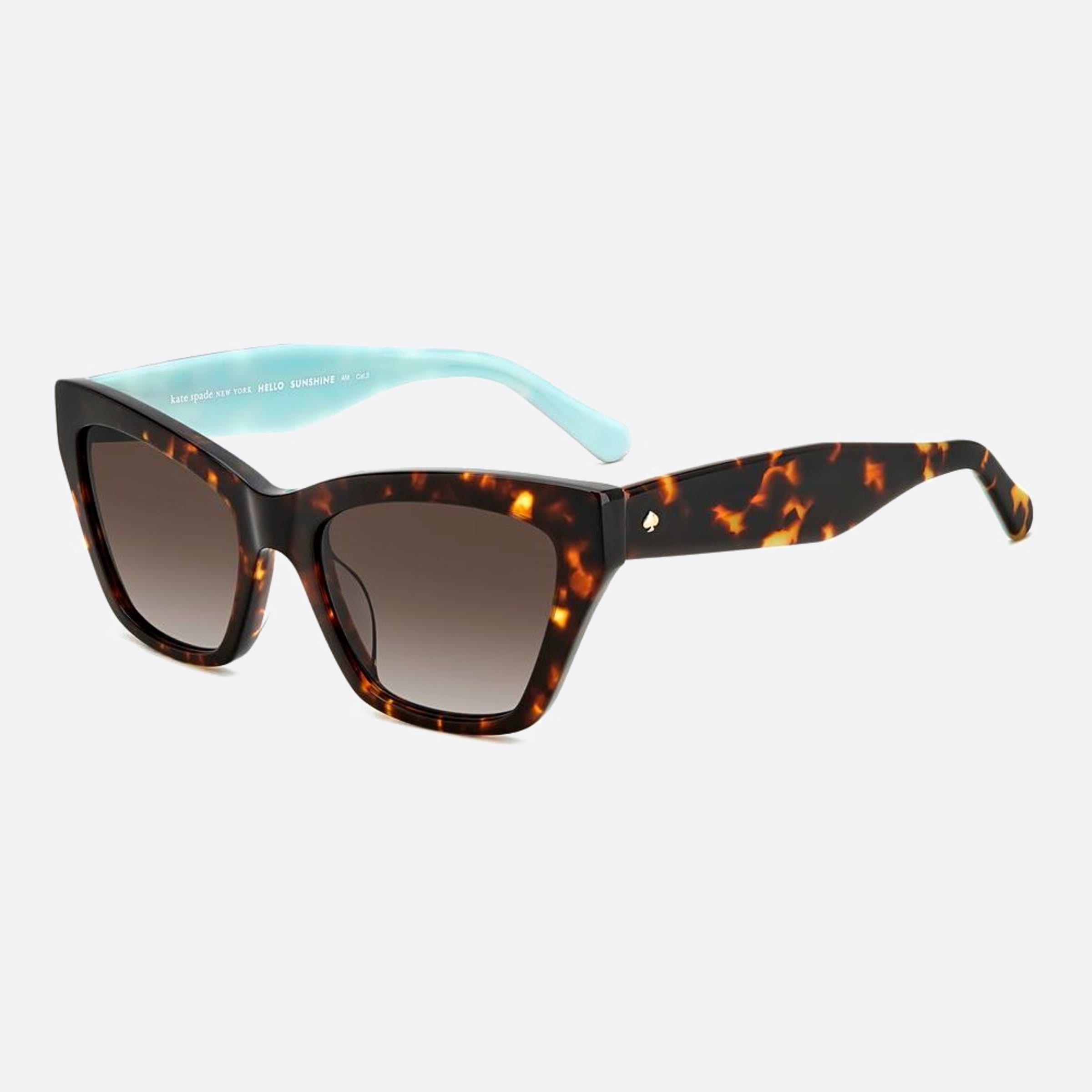 Kate 54mm Spade Fay Havana Cat Eye Women Sunglasses - Side View