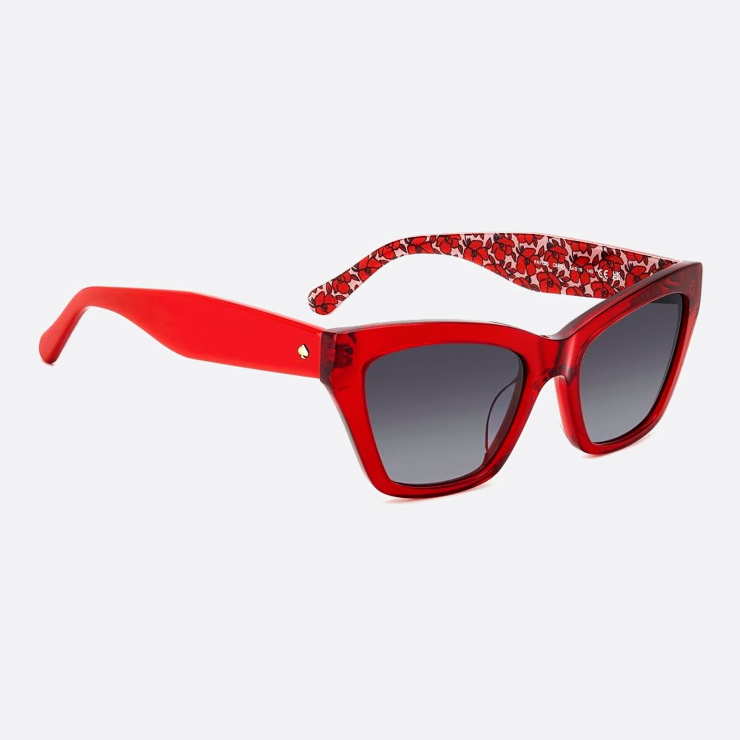 Kate 54mm Spade Fay C9a Red Cat Eye Women Sunglasses - Detail View