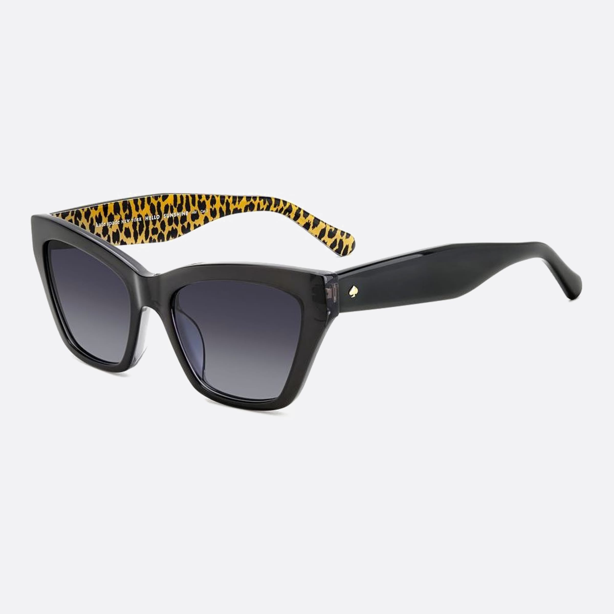Kate 54mm Spade Fay Uih Black Cat Eye Women Sunglasses - Side View