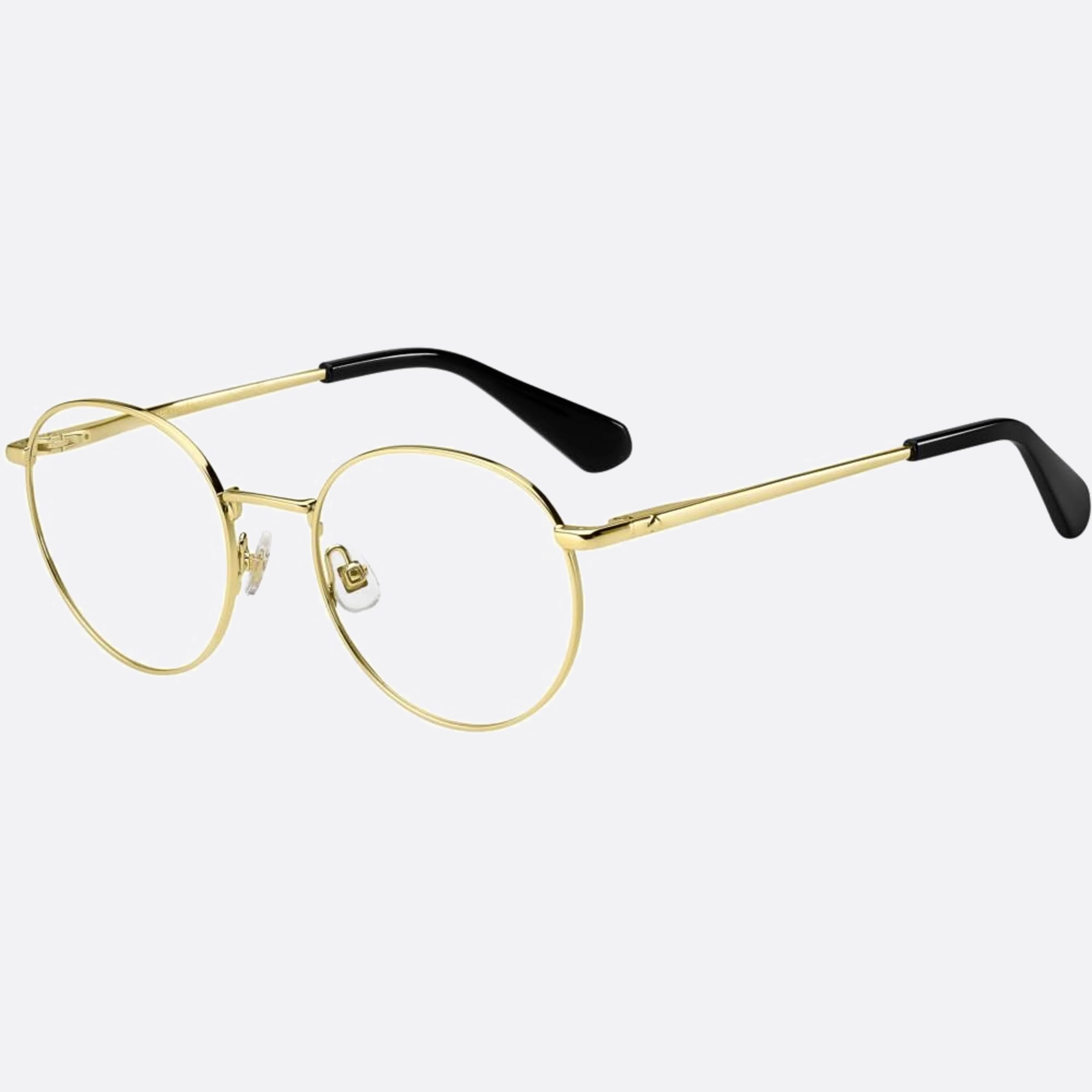 Kate 50mm Spade Gabriella Gold Round Women Eyeglasses - Side View