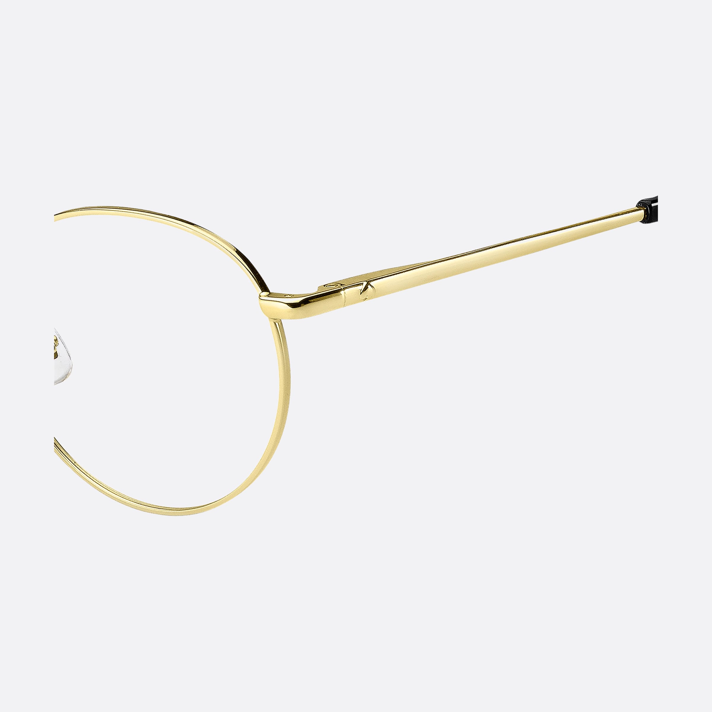 Kate 50mm Spade Gabriella Gold Round Women Eyeglasses - Detail View