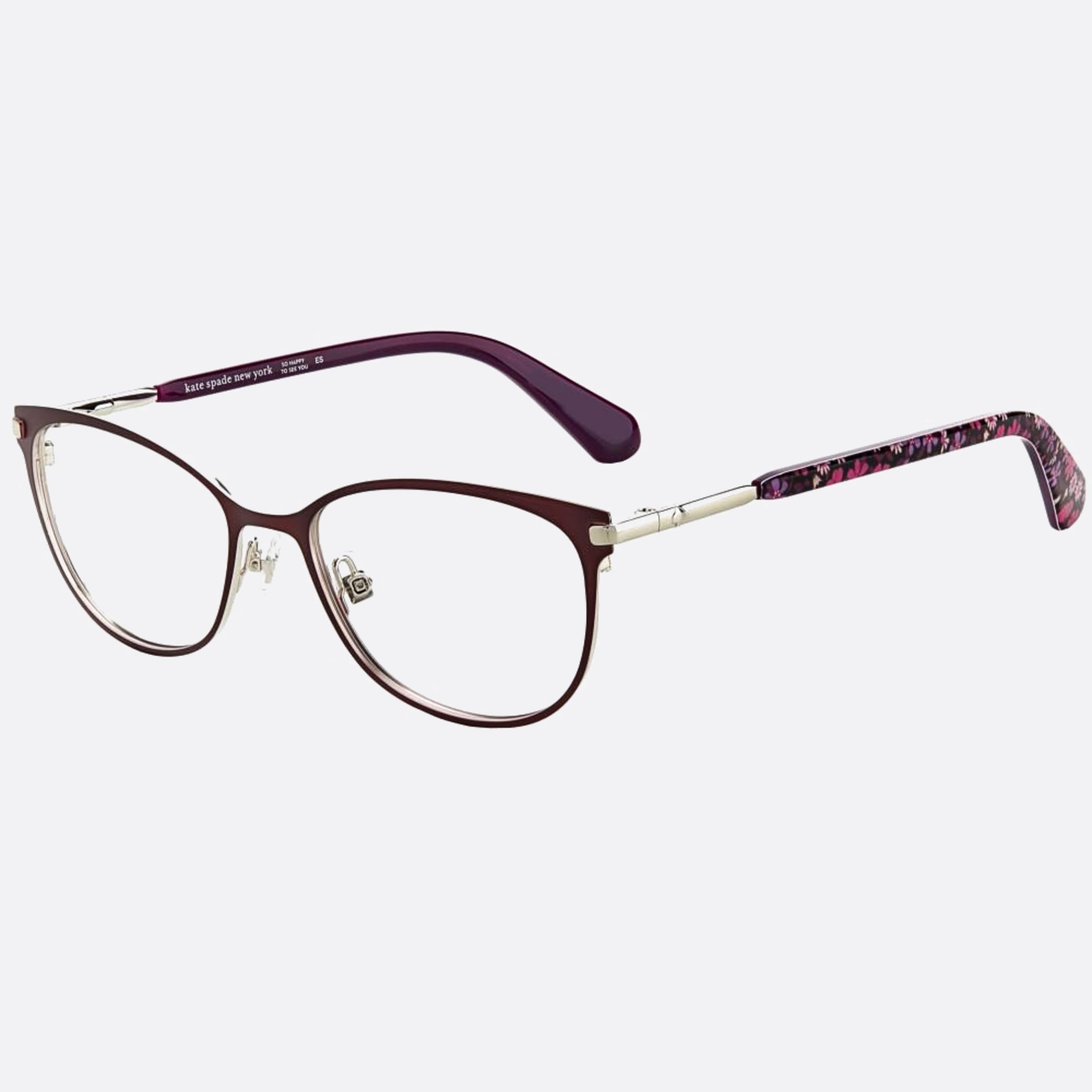 Kate 51mm Spade Jabria B3v Violet Cat Eye Women Eyeglasses - Side View