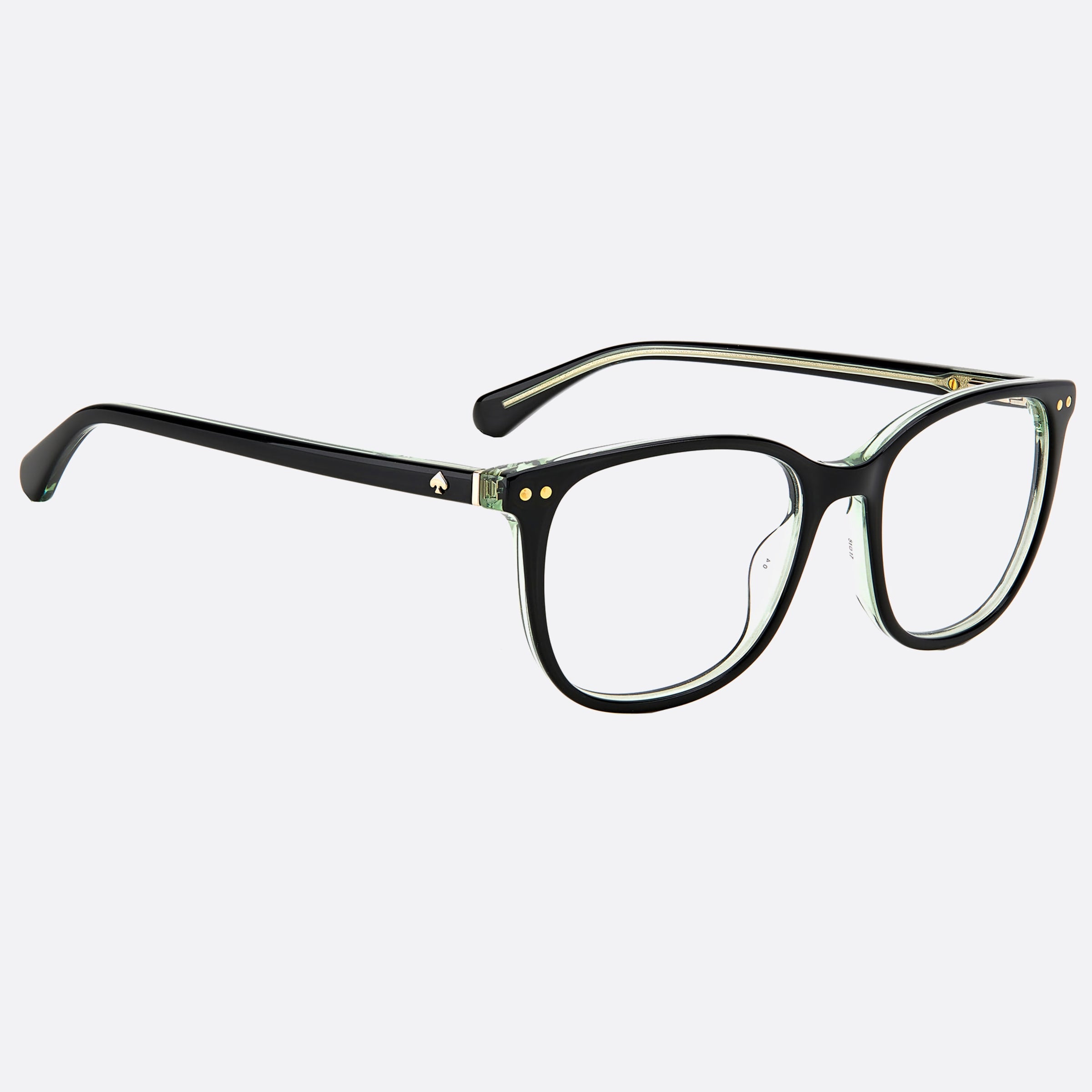 Kate 51mm Spade Joliet Black Squared Women Eyeglasses - Detail View