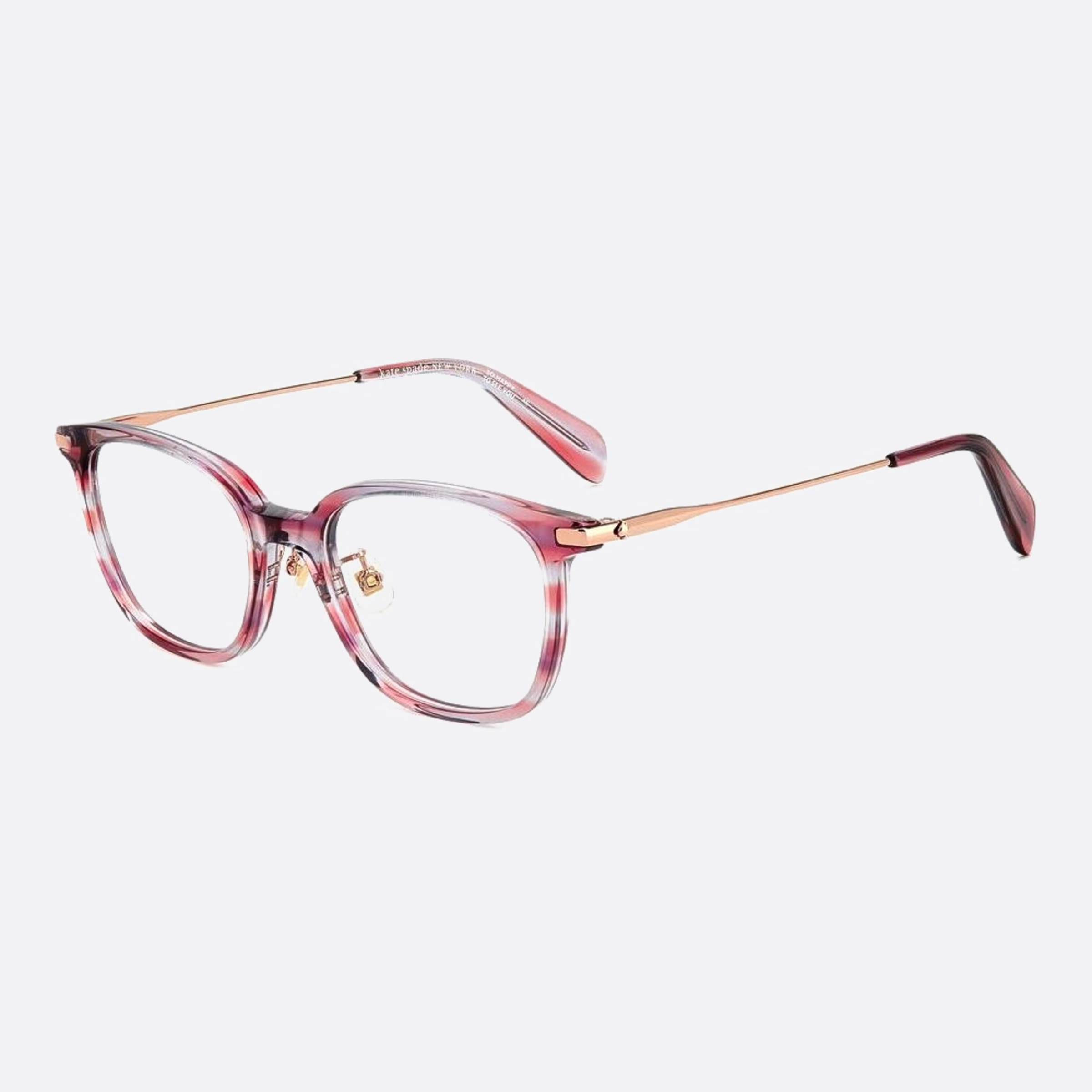Kate 50mm Spade Juniper 1zx Pink Squared Women Eyeglasses - Side View