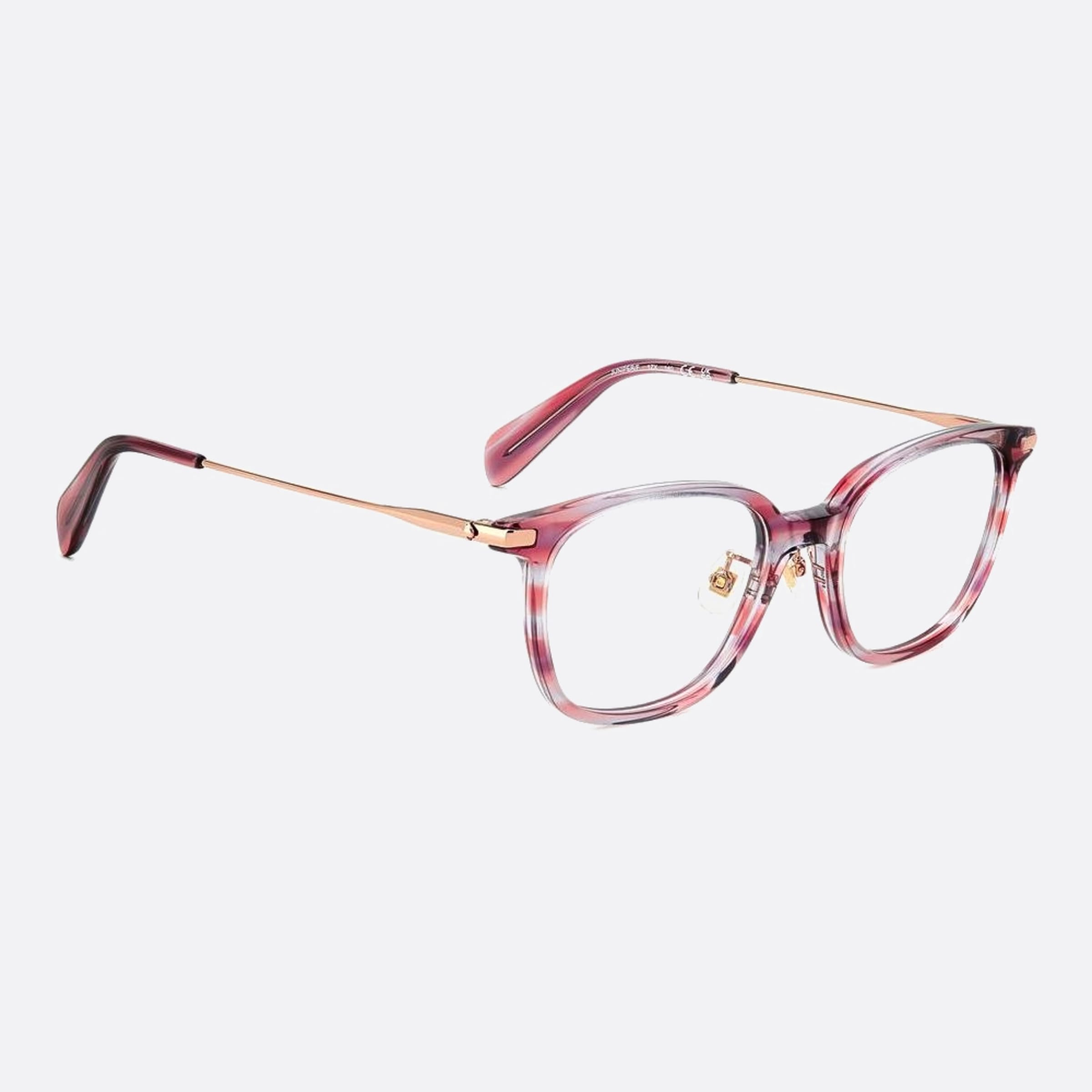 Kate 50mm Spade Juniper 1zx Pink Squared Women Eyeglasses - Detail View