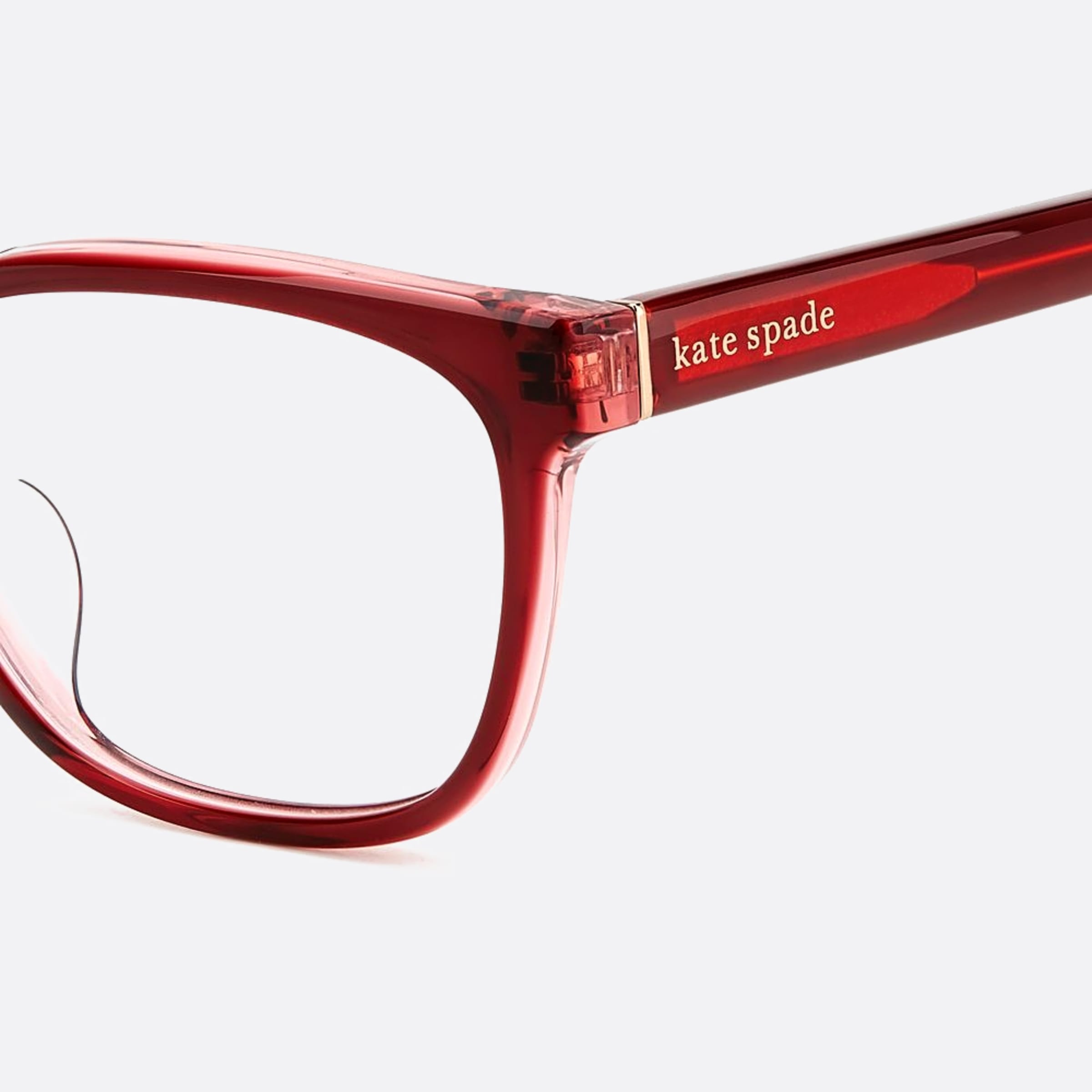 Kate 54mm Women's Spade Kattalin C9a Red Geometric Eyeglasses - Detail View