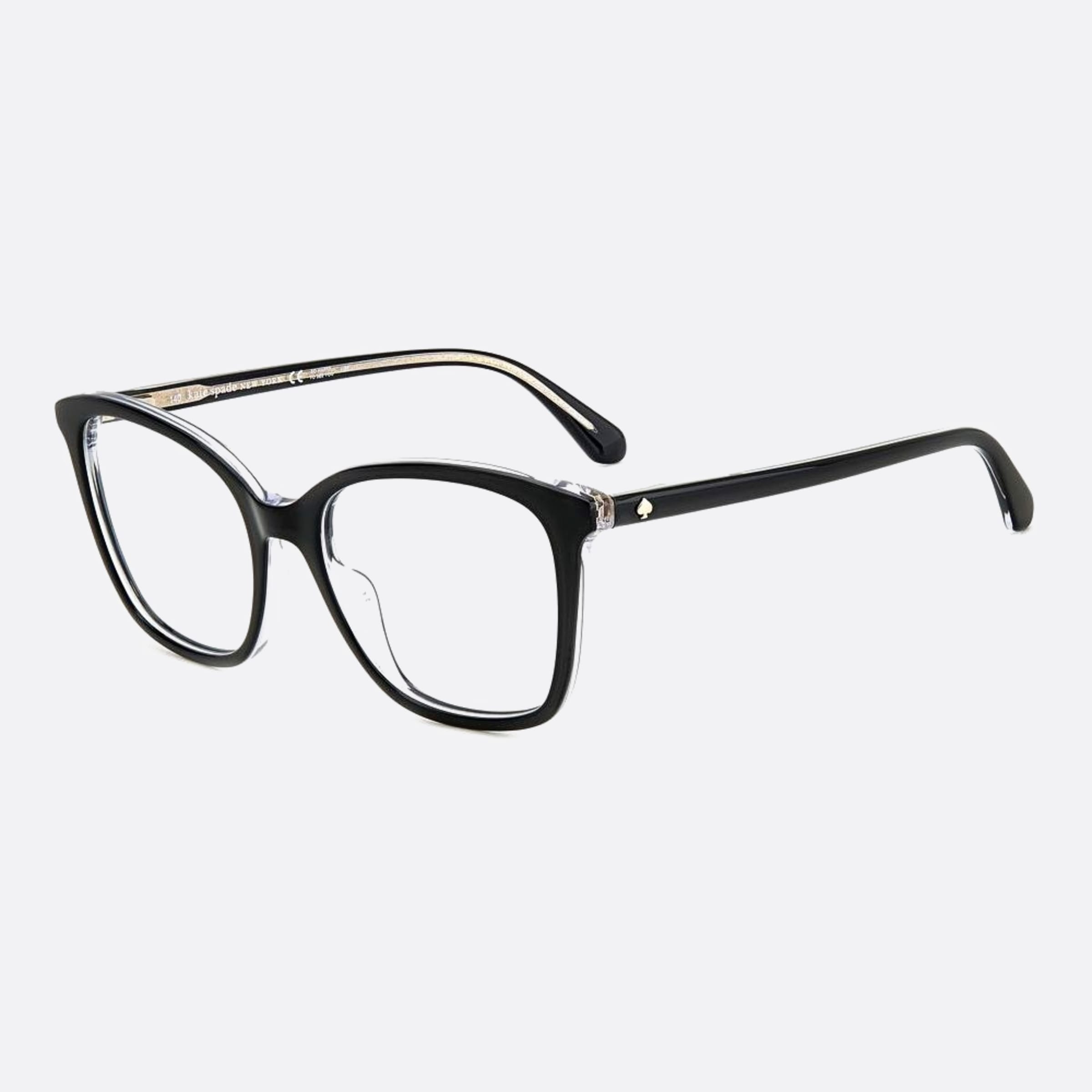 Kate 54mm Spade Leanna Black Round Women Eyeglasses - Side View