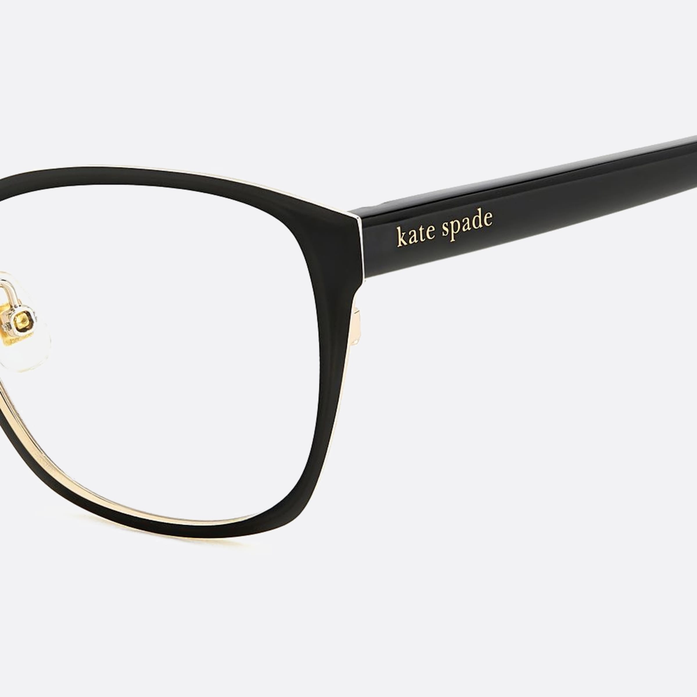 Kate 51mm Spade Leota Black Pantos Women Eyeglasses - Detail View