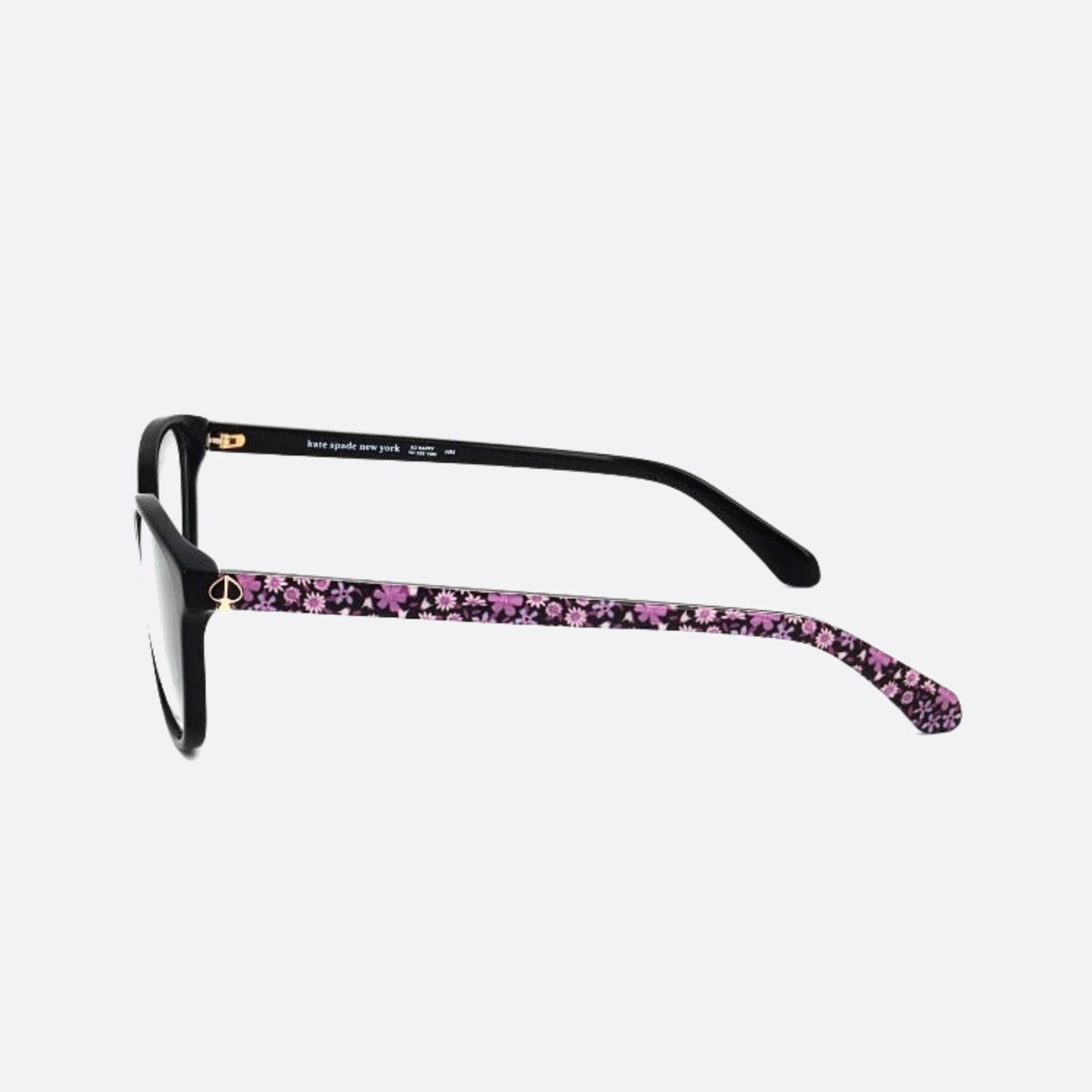 Kate 54mm Spade Londyn Black Geometric Women Eyeglasses - Detail View