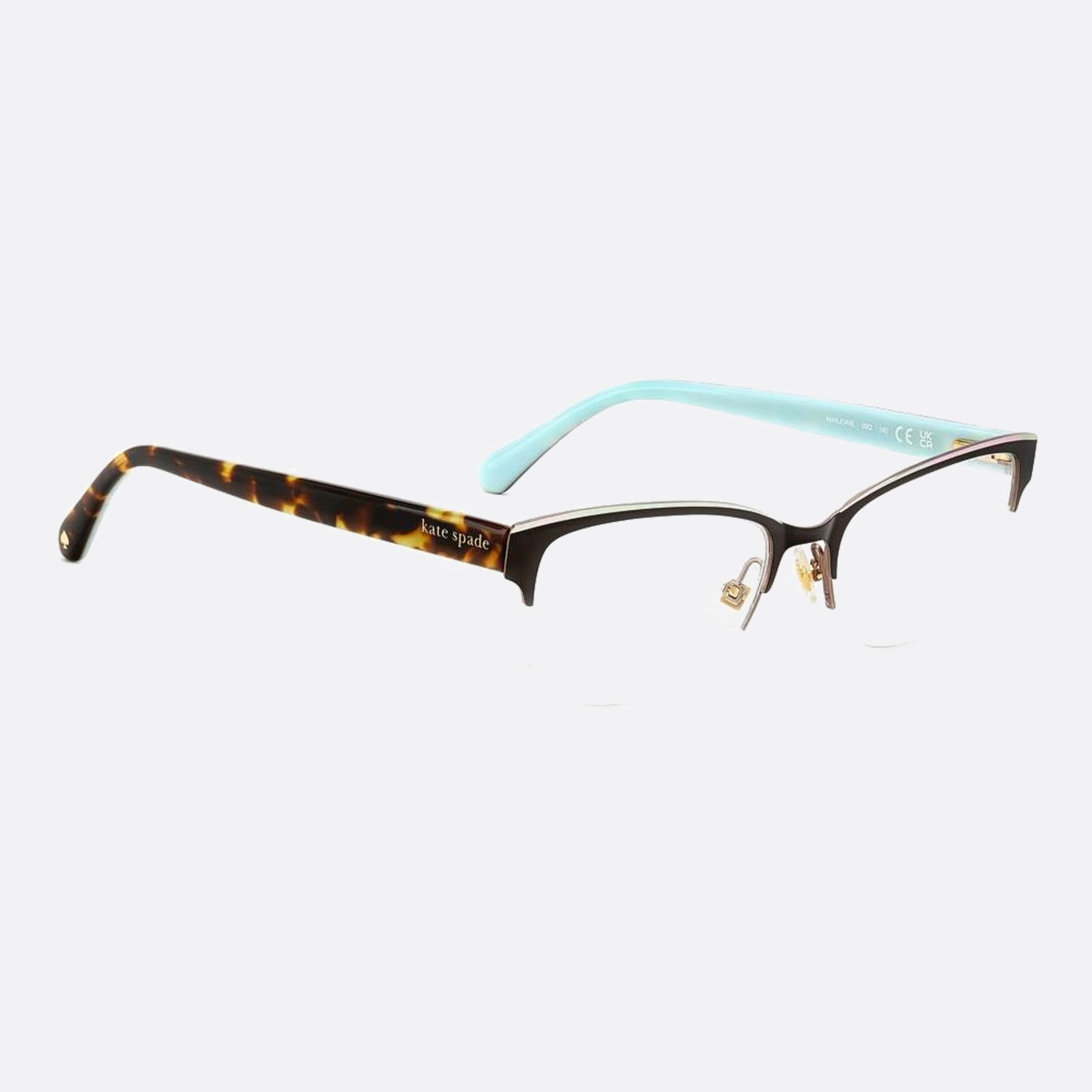 Kate 52mm Spade Marjorie 09q Brown Geometric Women Eyeglasses - Detail View