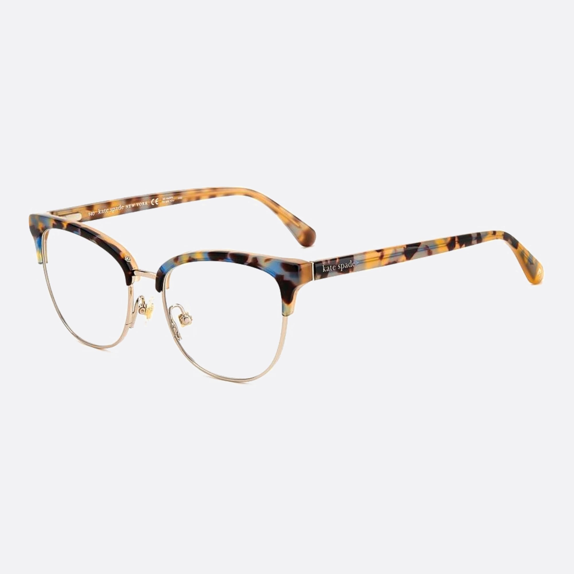 Kate 53mm Spade Paityn 5mu Havana Geometric Women Eyeglasses - Side View