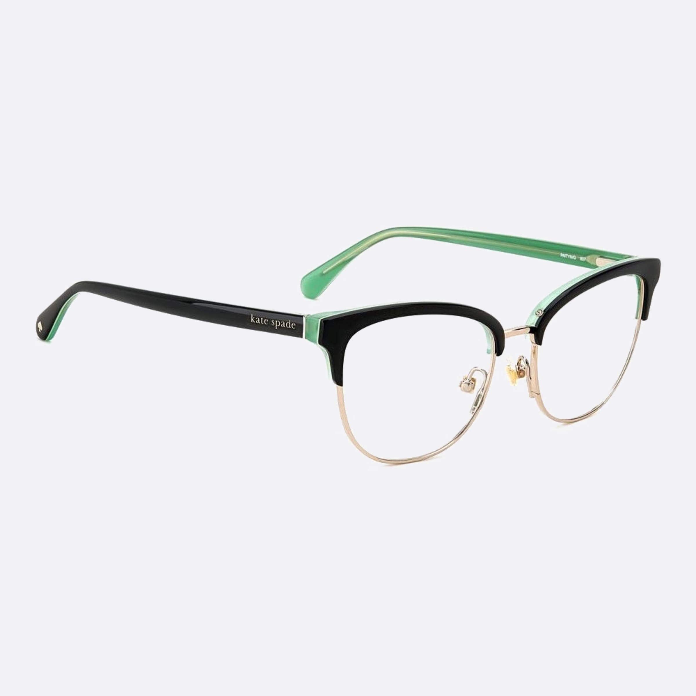 Kate 53mm Spade Paityn Black Geometric Women Eyeglasses - Detail View