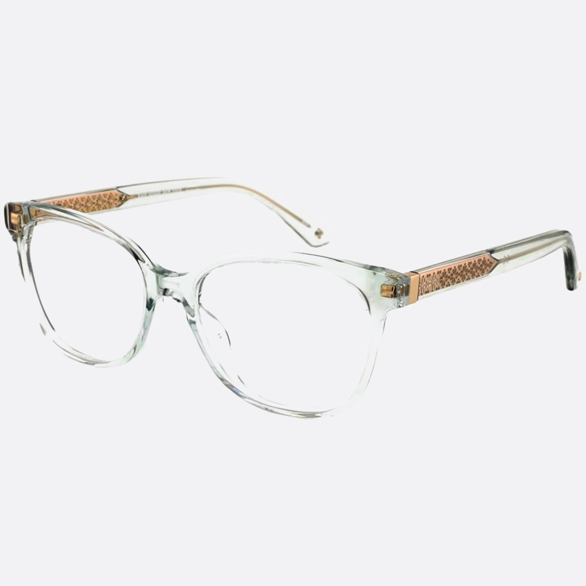 Kate 50mm Spade Payton 1ed Green Squared Women Eyeglasses - Side View