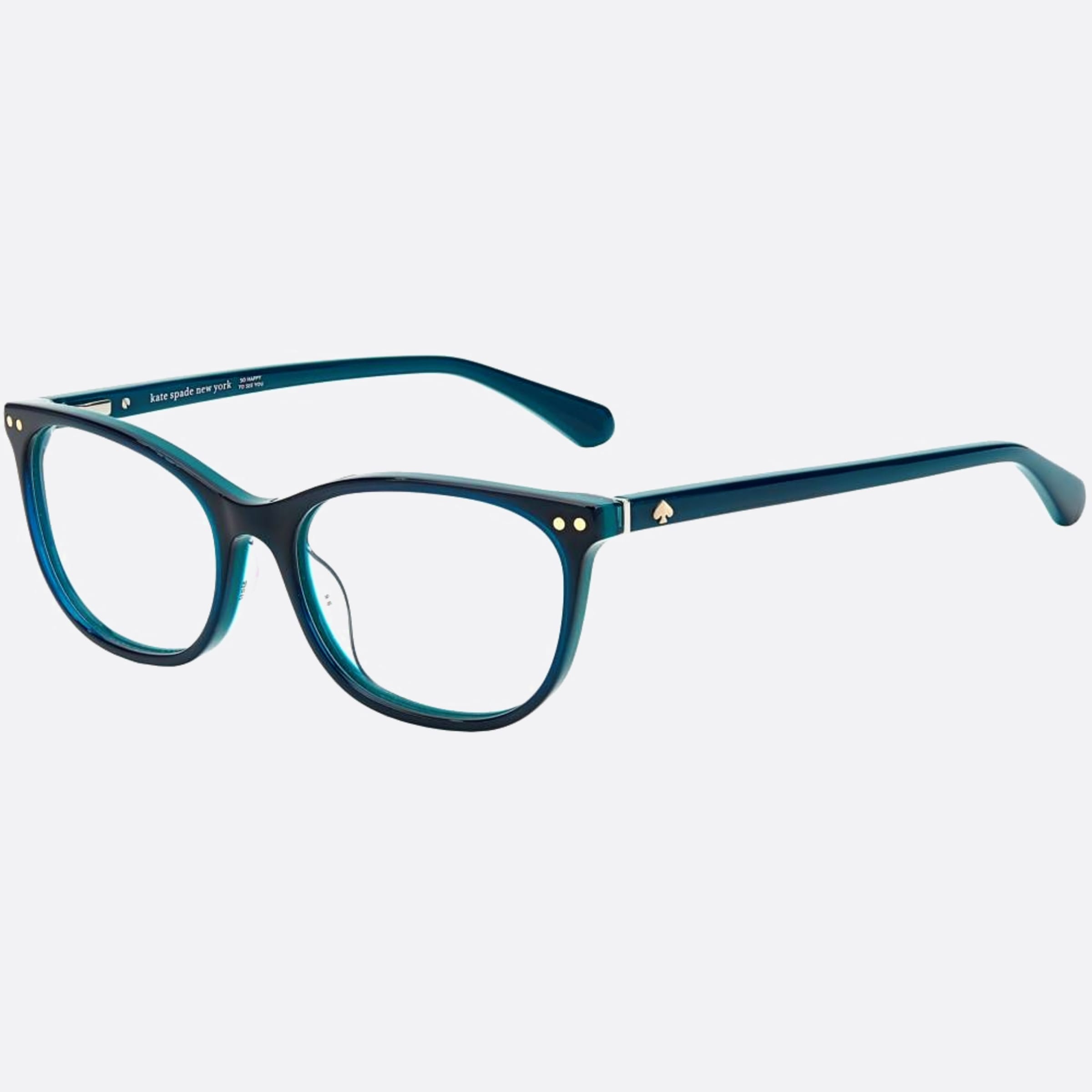 Kate 51mm Spade Raelynn Zi9 Blue Geometric Women Eyeglasses - Side View