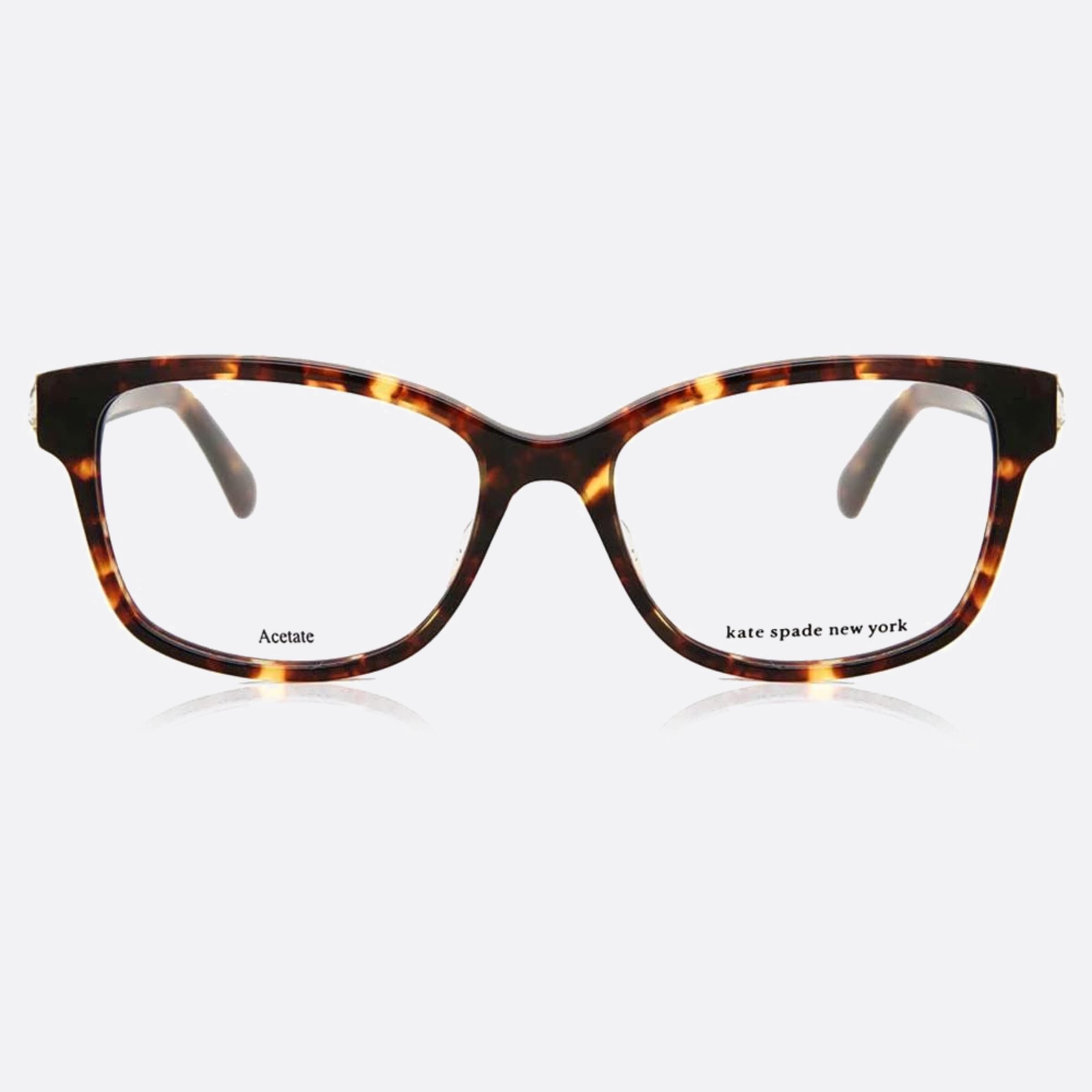 Kate 51mm Spade Reilly Asian Fit Havana Squared Women Eyeglasses - Main View