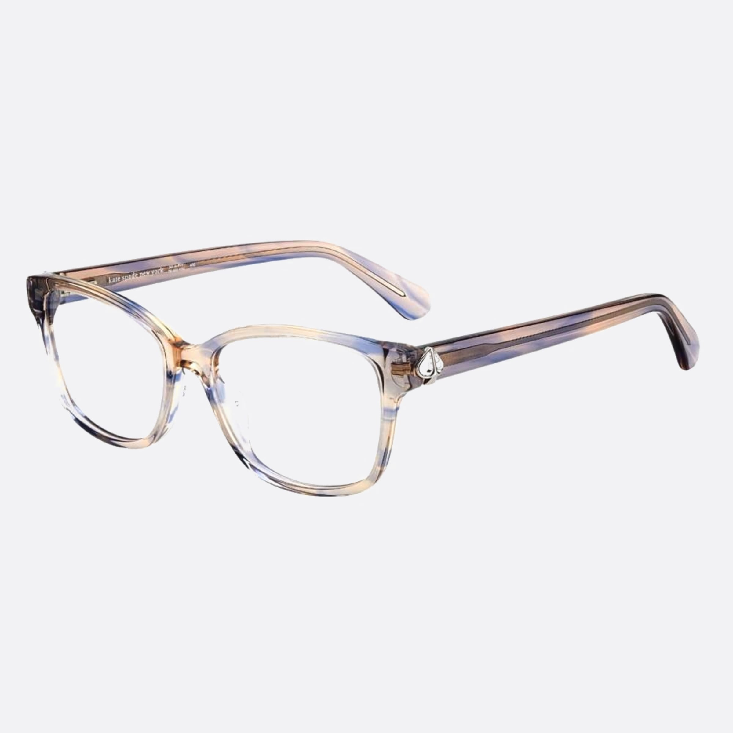 Kate 53mm Spade Reilly Asian Fit 3xj Grey Squared Women Eyeglasses - Side View