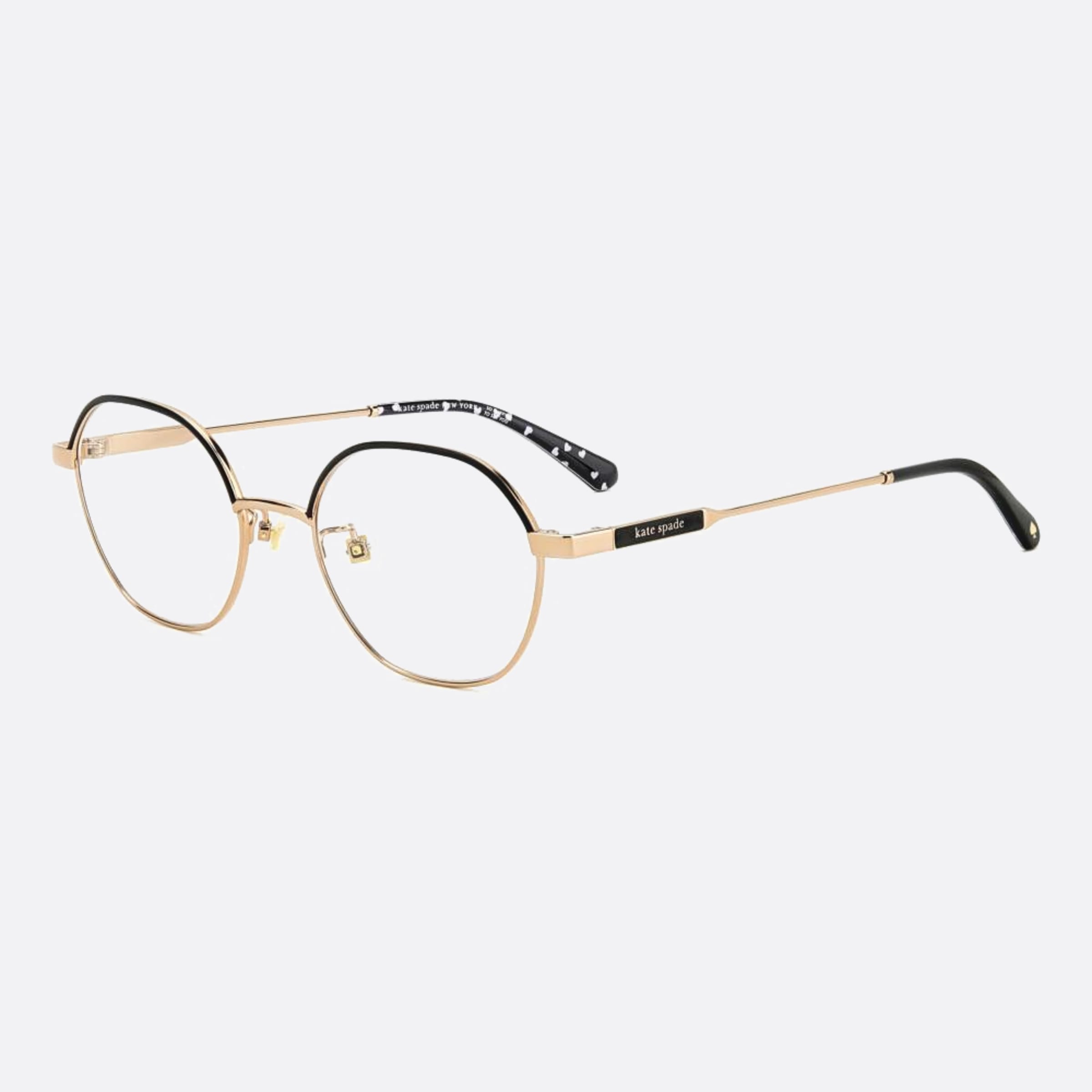 Kate 49mm Spade Starlie Black Round Women Eyeglasses - Side View