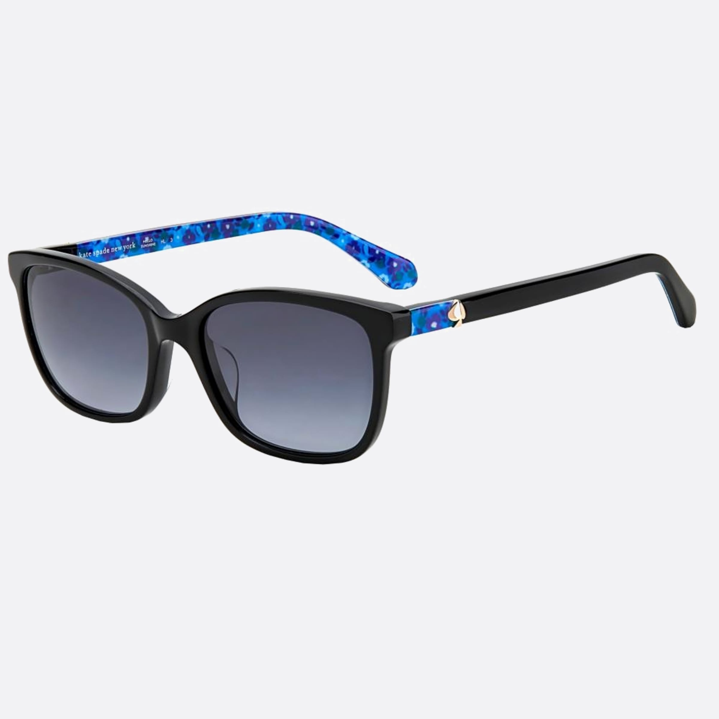 Kate 53mm Spade Tabitha Black Squared Women Sunglasses - Side View