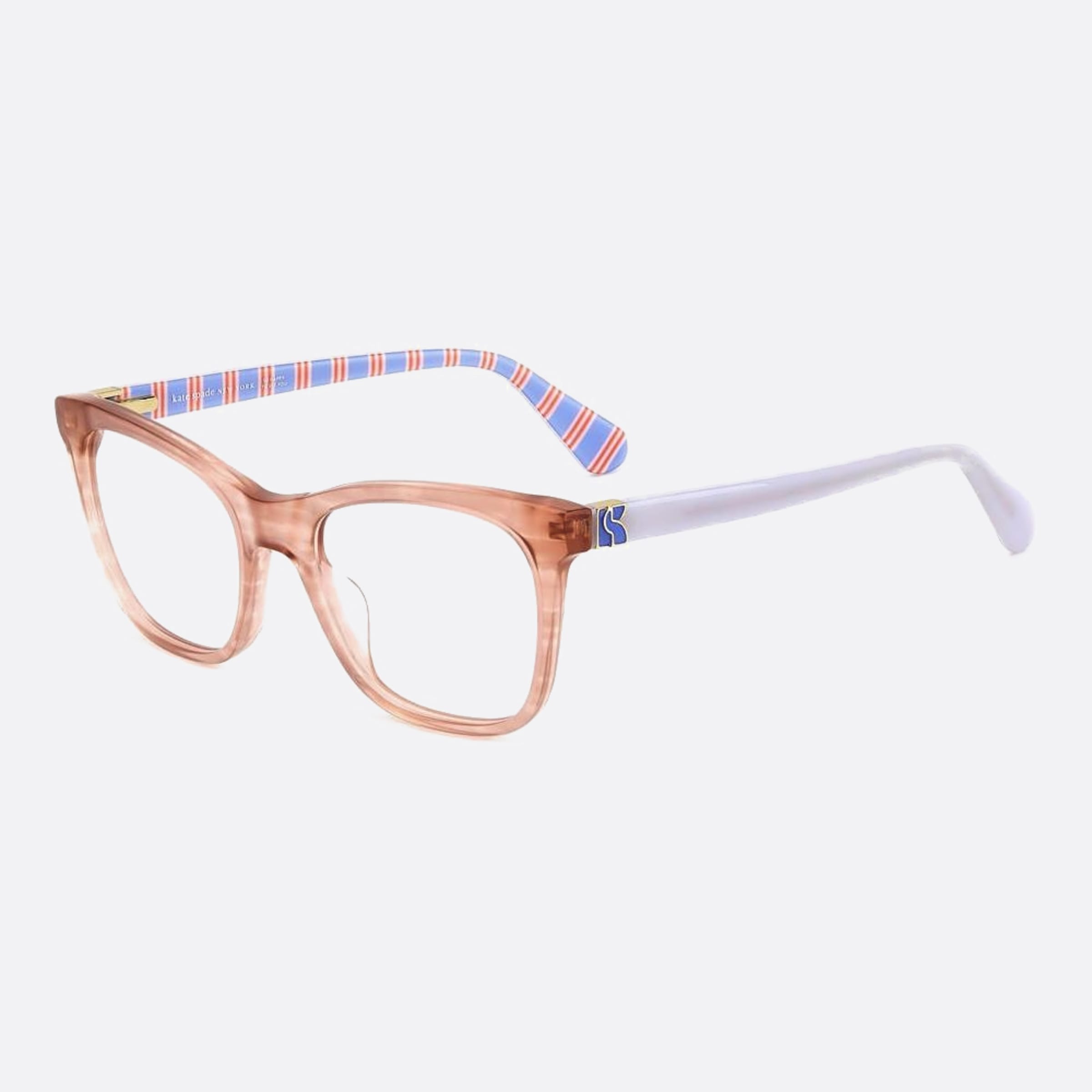 Kate 49mm Spade Temperance Xnz Havana Pantos Women Eyeglasses - Side View
