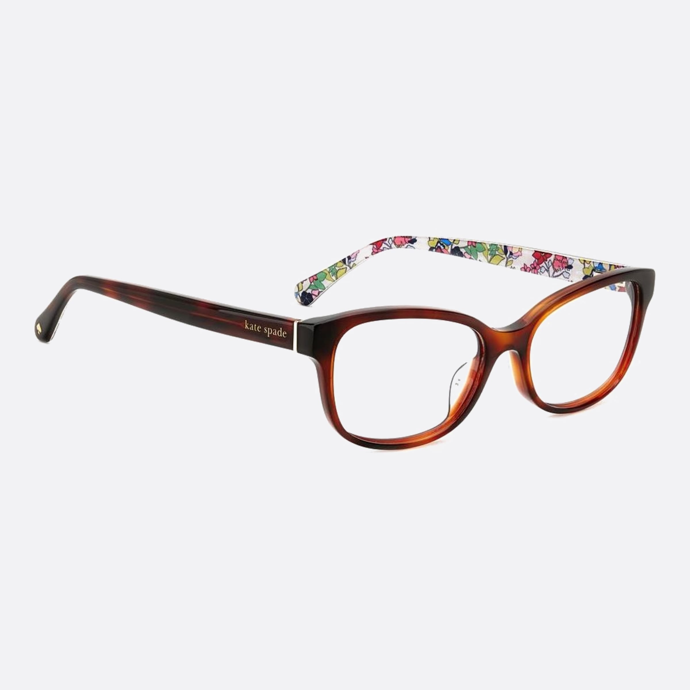 Kate 51mm Spade Violette H7p Havana Geometric Women Eyeglasses - Detail View