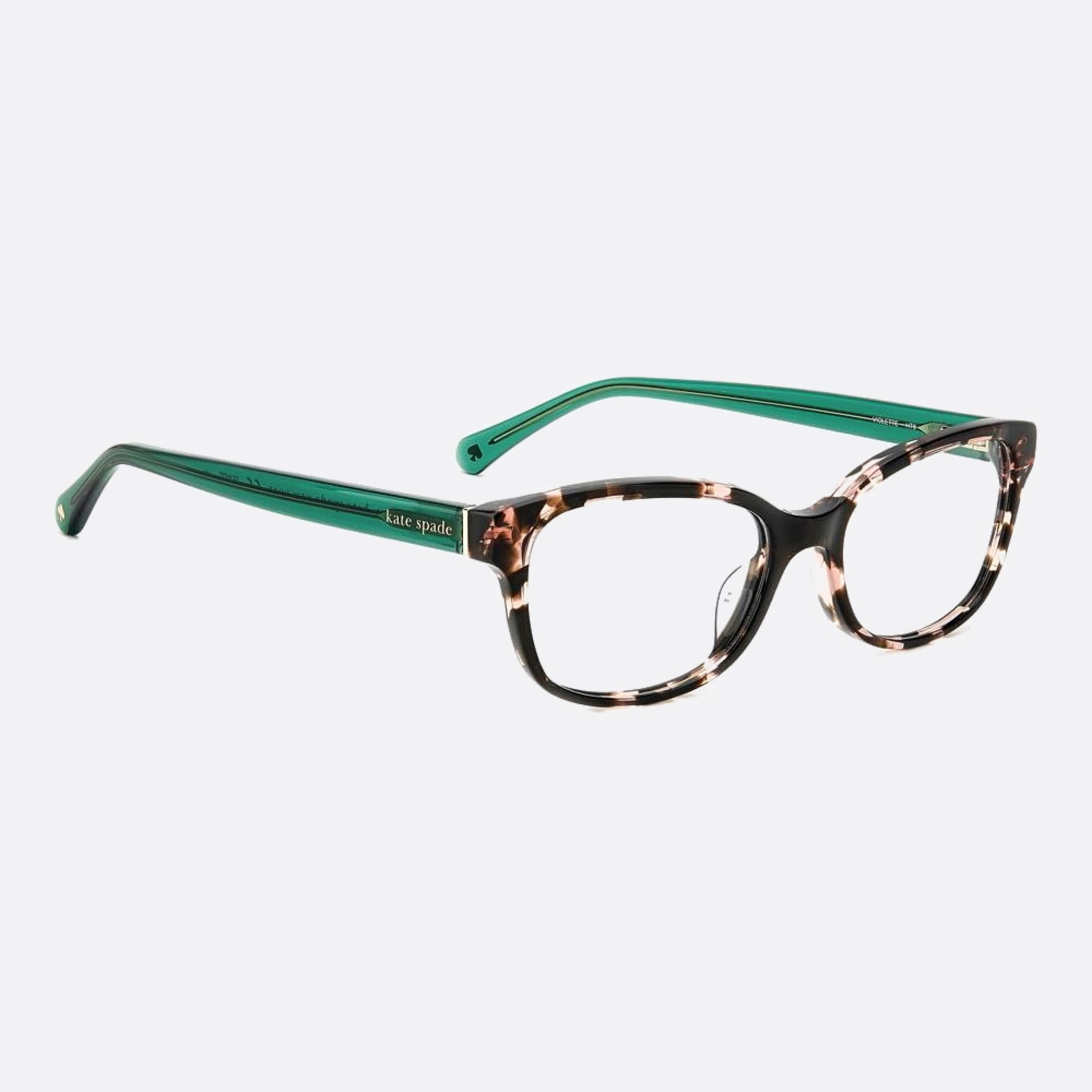 Kate 49mm Spade Violette Ht8 Havana Geometric Women Eyeglasses - Detail View