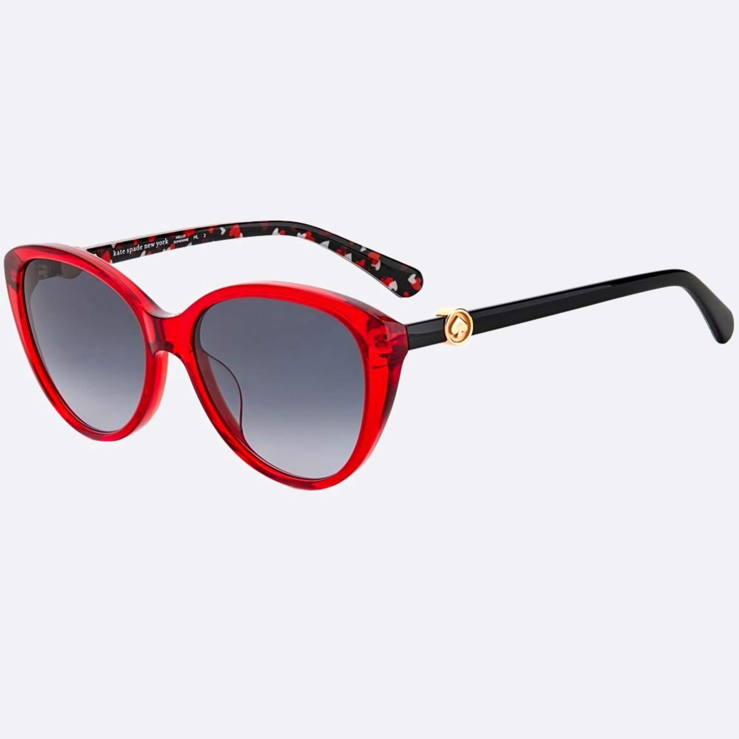 Kate 55mm Spade Visalia C9a Red Cat Eye Women Sunglasses - Side View