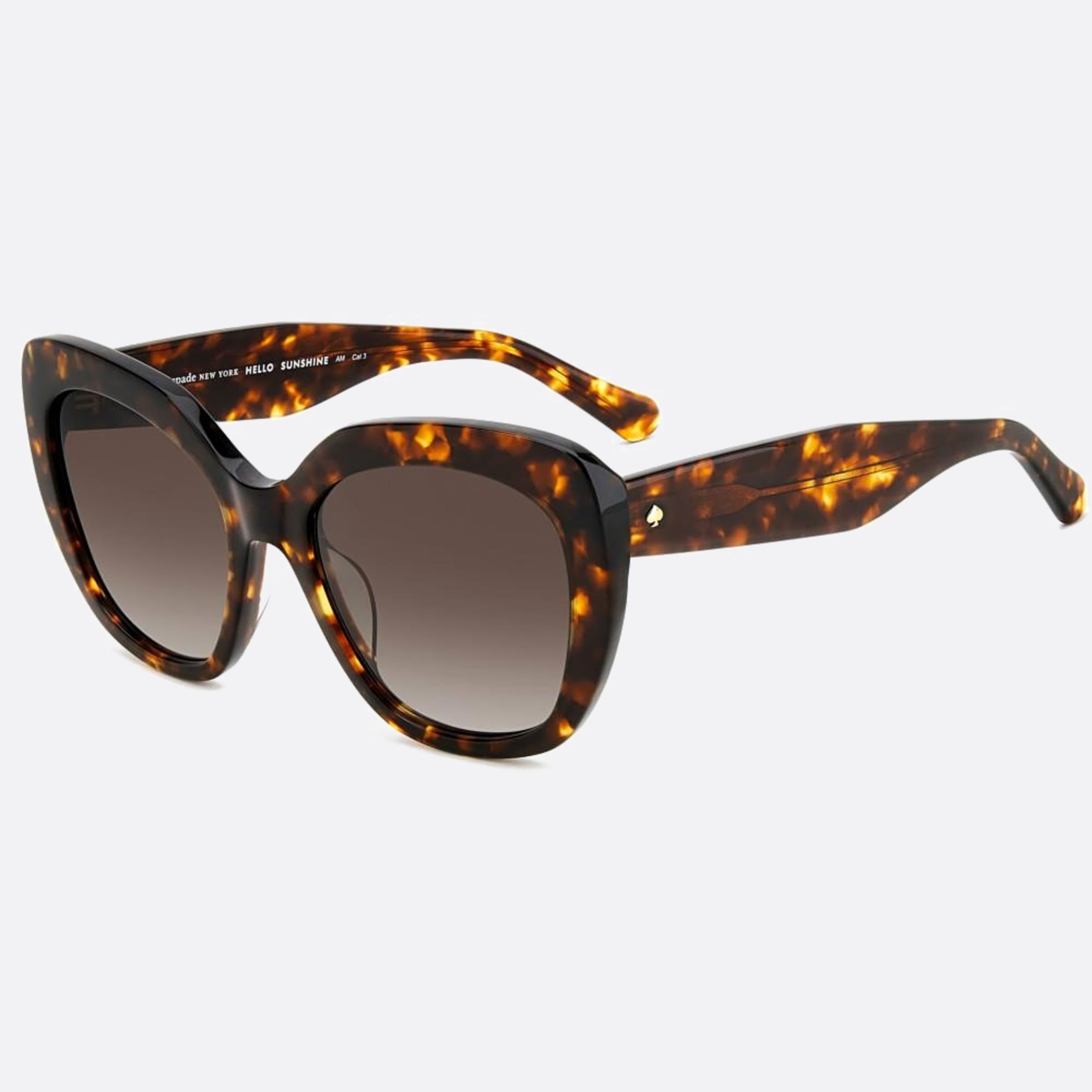 Kate 55mm Spade Winslet Havana Oversize Women Sunglasses - Side View
