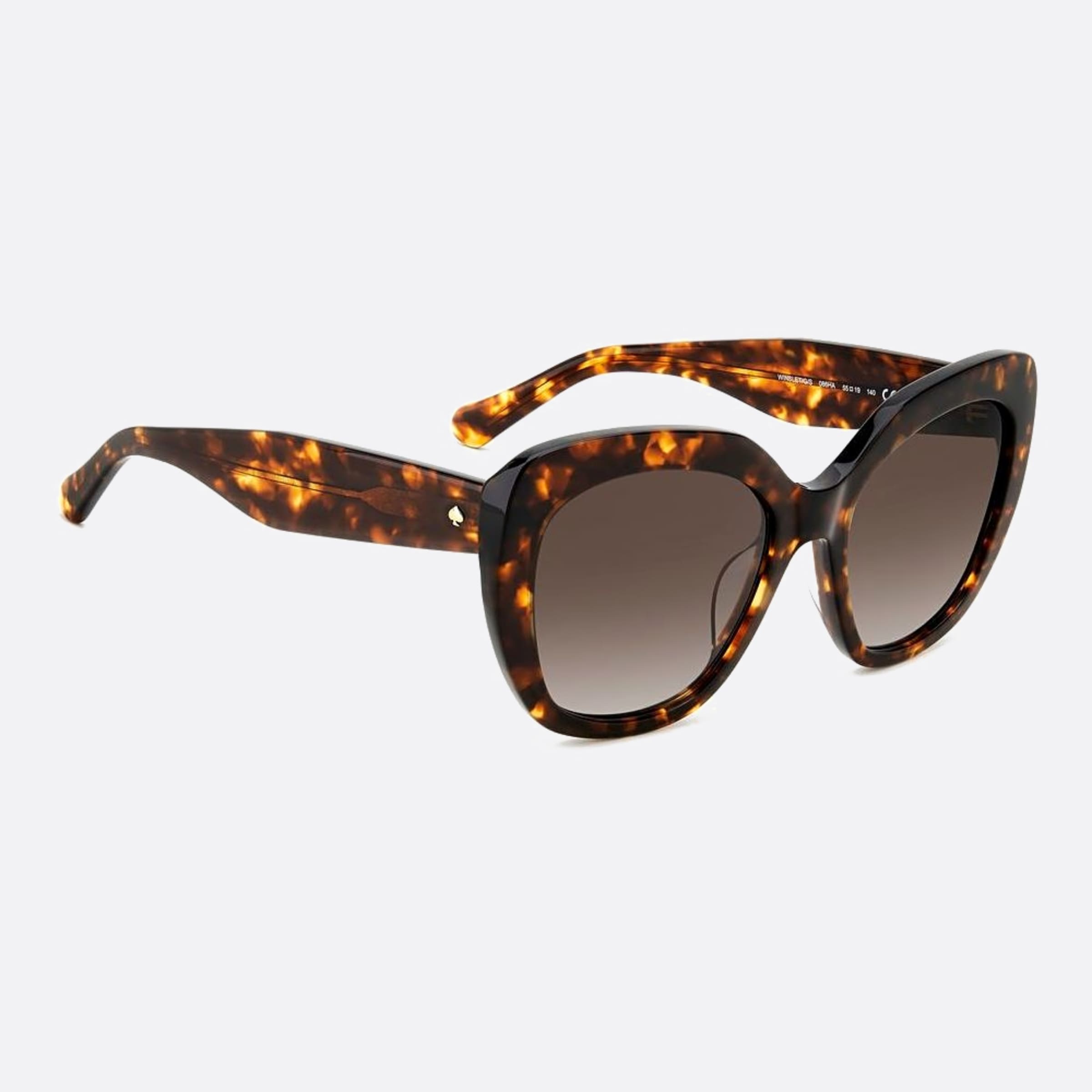 Kate 55mm Spade Winslet Havana Oversize Women Sunglasses - Detail View