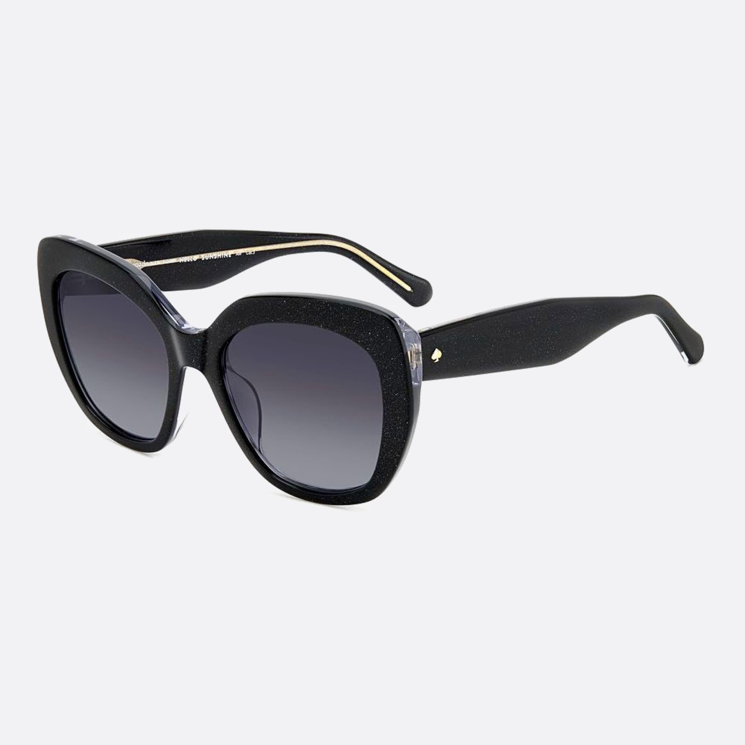 Kate 55mm Spade Winslet Black Oversize Women Sunglasses - Side View