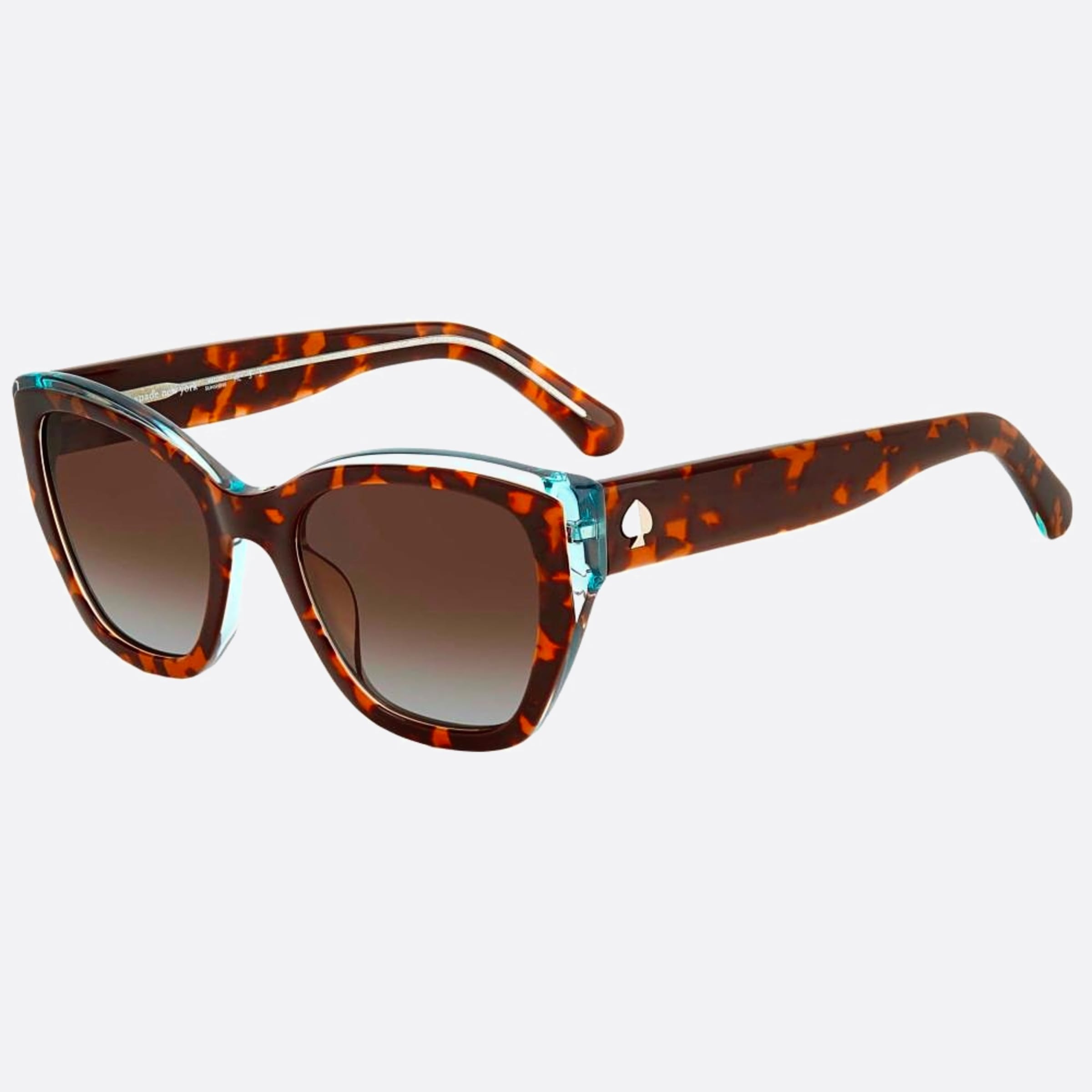Kate 51mm Spade Yolanda Havana Cat Eye Polarized Women Sunglasses - Side View