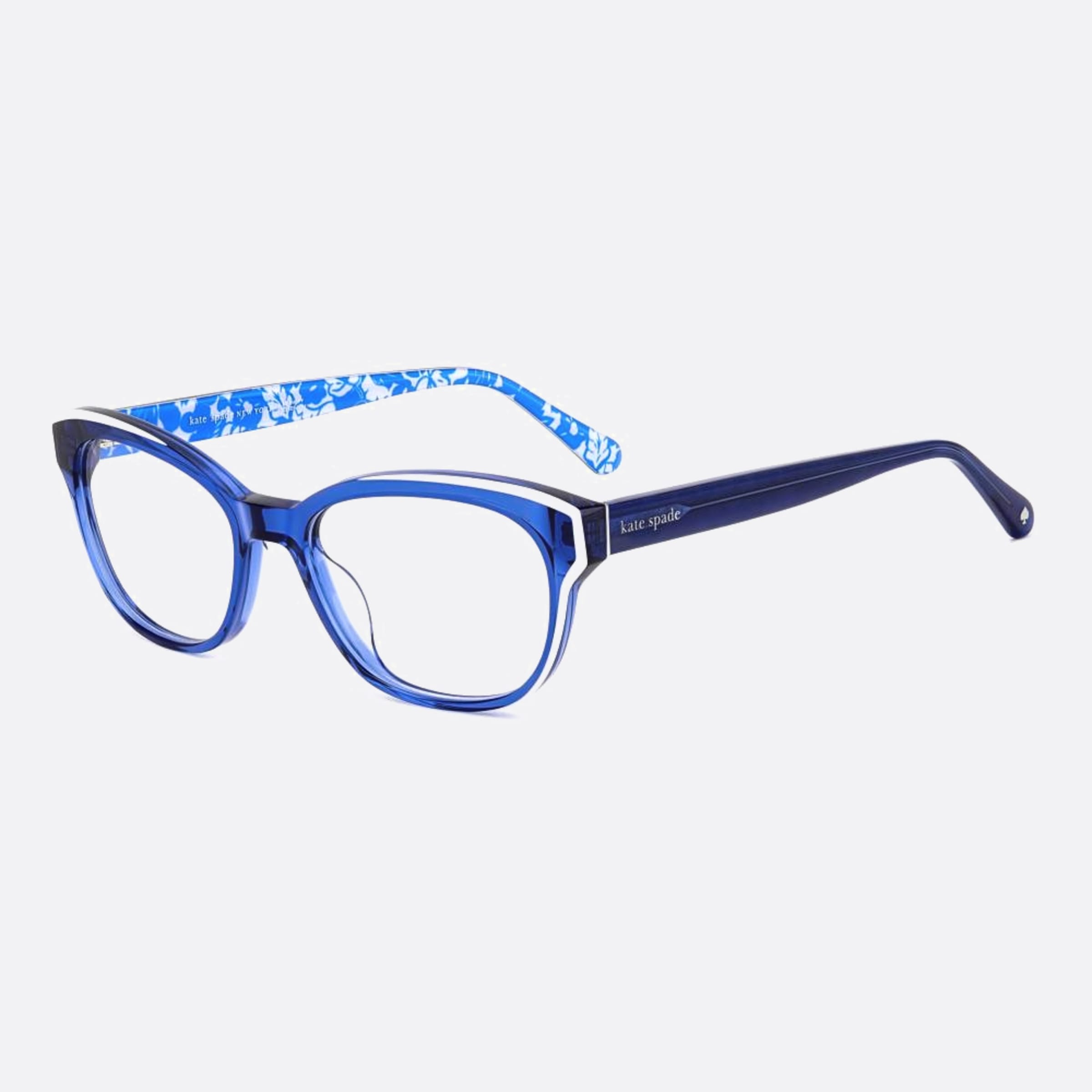 Kate 52mm Spade Zelda 0ju Blue Pantos Women Eyeglasses - Side View