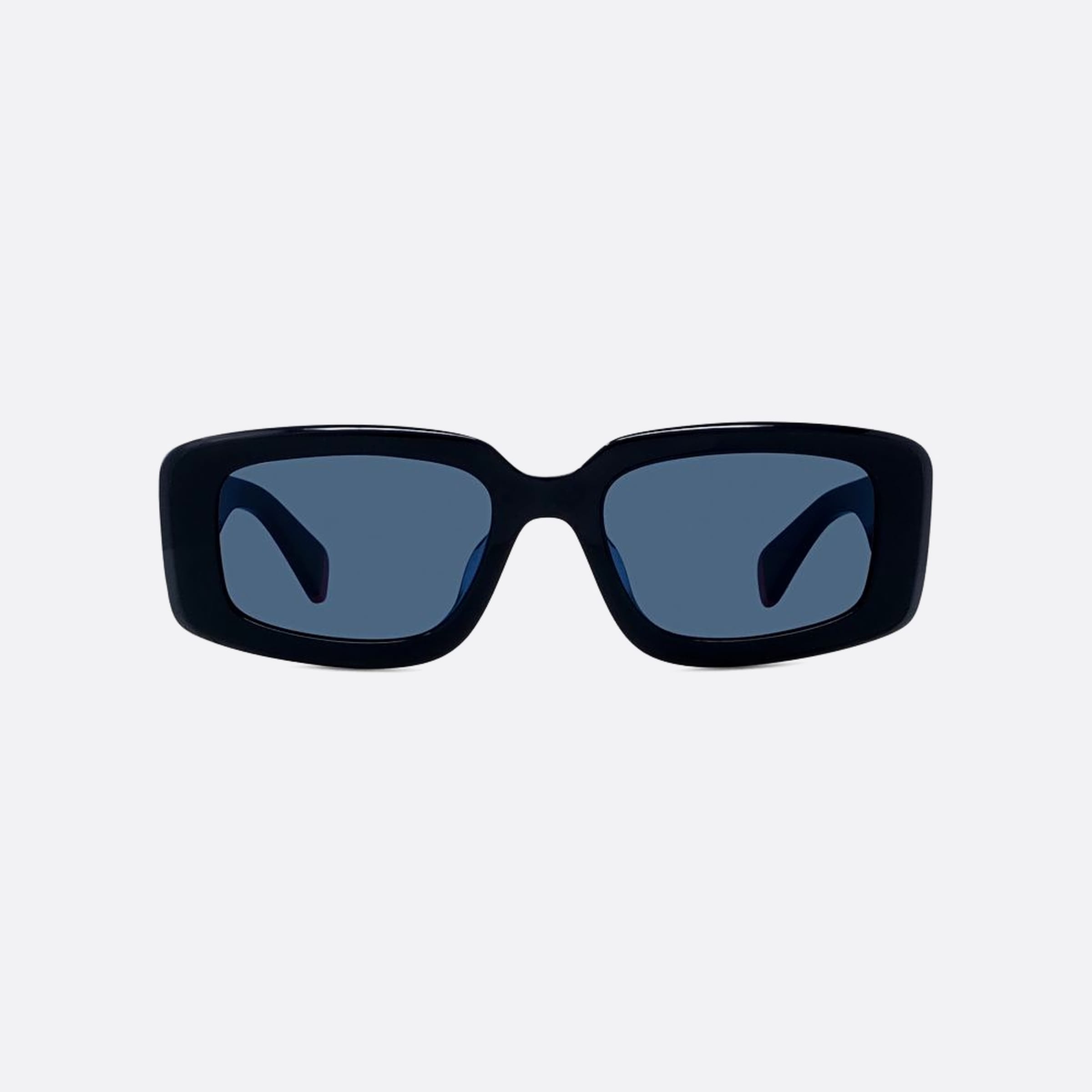 Kenzo 52mm Aka 01v Black Rectangle Unisex Sunglasses - Main View