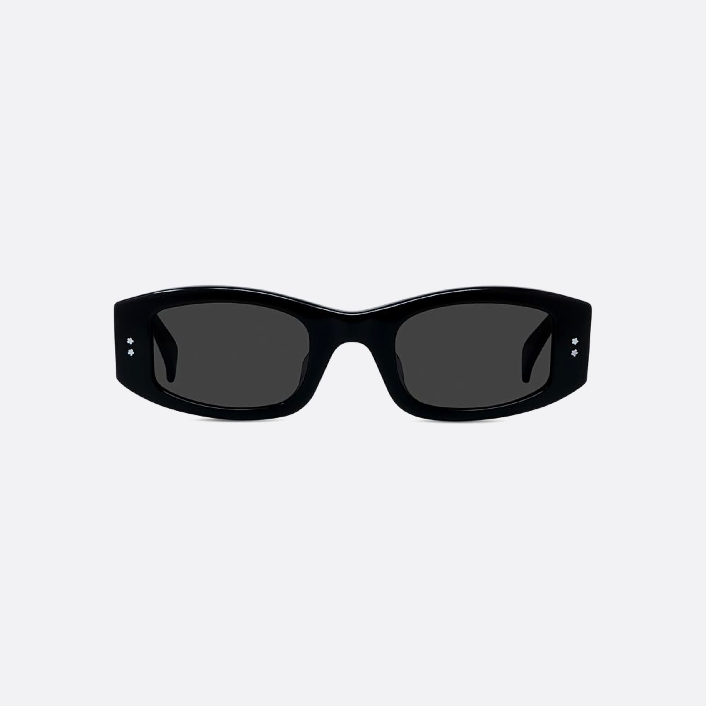 Kenzo 49mm Boke Flower 01a Black Rectangle Unisex Sunglasses - Main View